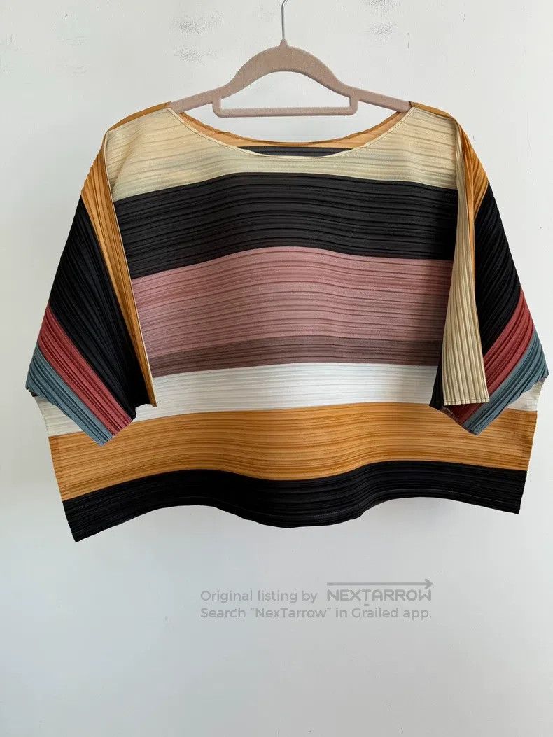 Issey Miyake Issey Miyake Brown Short Sleeve Size L / US 10 / IT 46 - 1 Thumbnail