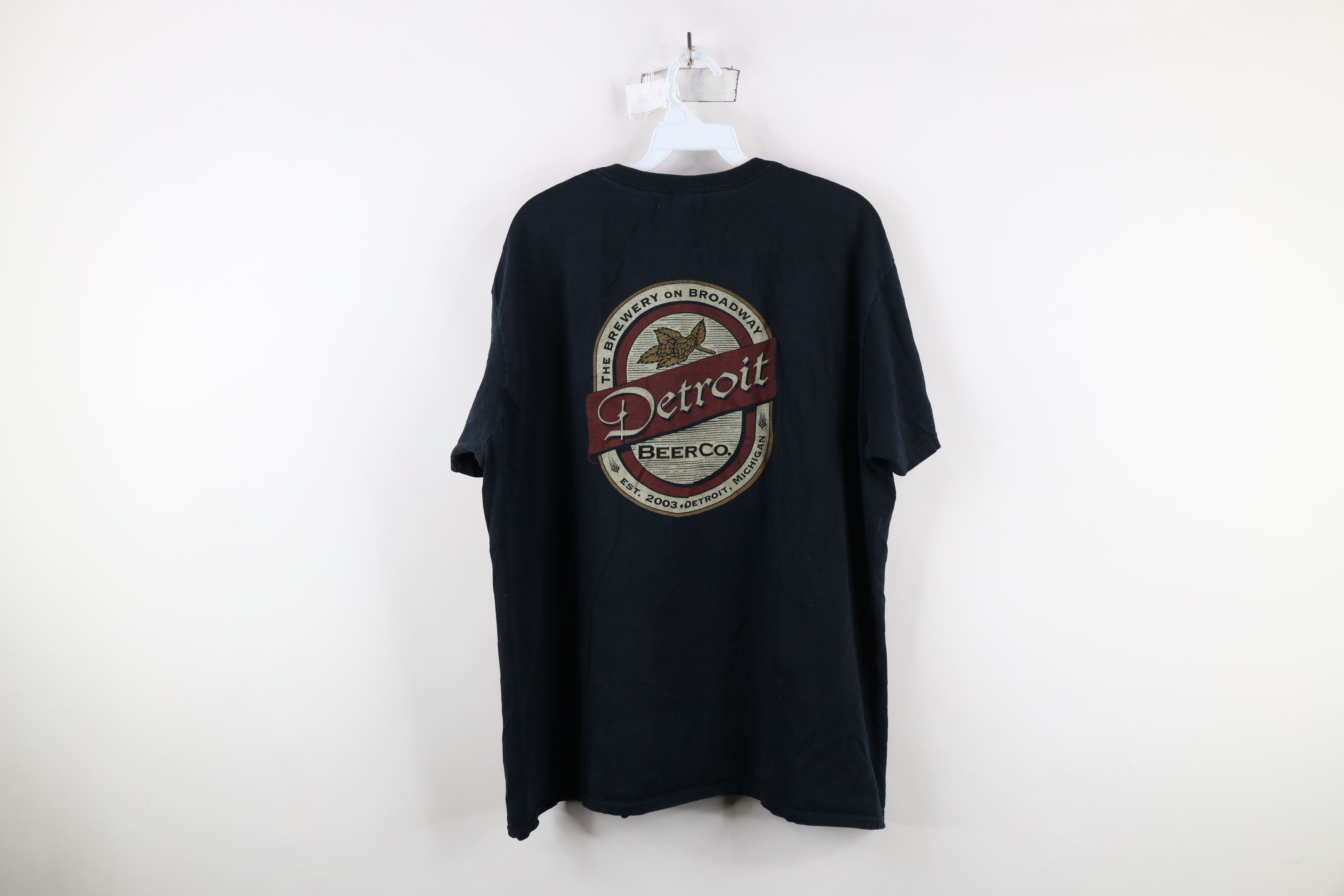 Vintage Vintage Y2K Streetwear Detroit Beer Co Short Sleeve T-Shirt Size US XL / EU 56 / 4 - 8 Thumbnail