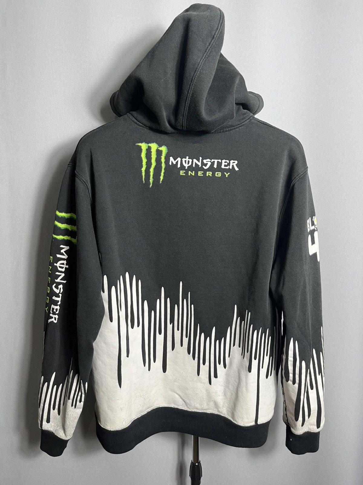 Other Monster Energy Block 43 hoodie vintage 90s RIRI mens black Size US L / EU 52-54 / 3 - 9 Thumbnail