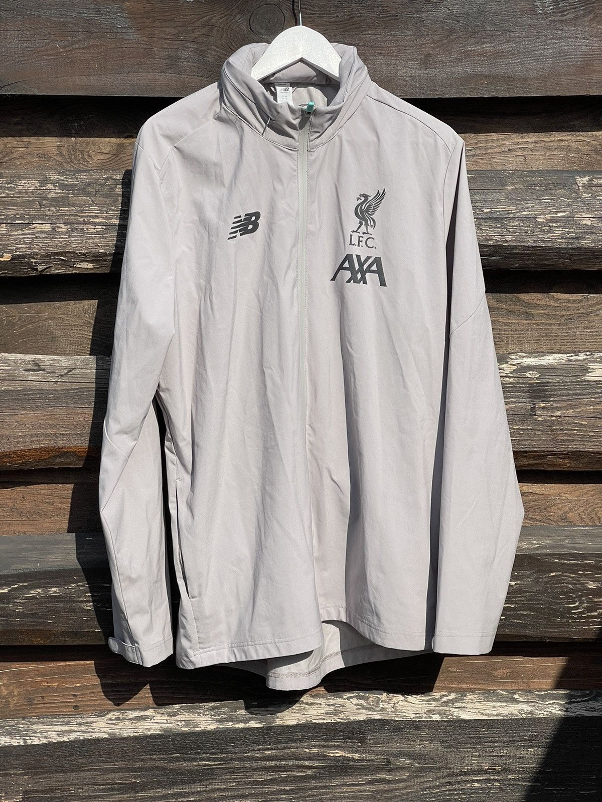 Liverpool New Balance Soccer Jersey 2019 2020 New Balance Liverpool grey jacket Grailed