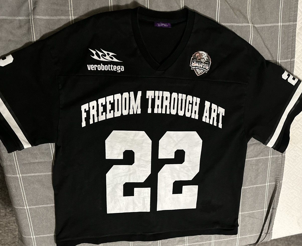 Other Vero Bottega "freedom through Art"22 jersey tee-y2k-Tokyo sw Size US XL / EU 56 / 4 - 1 Thumbnail