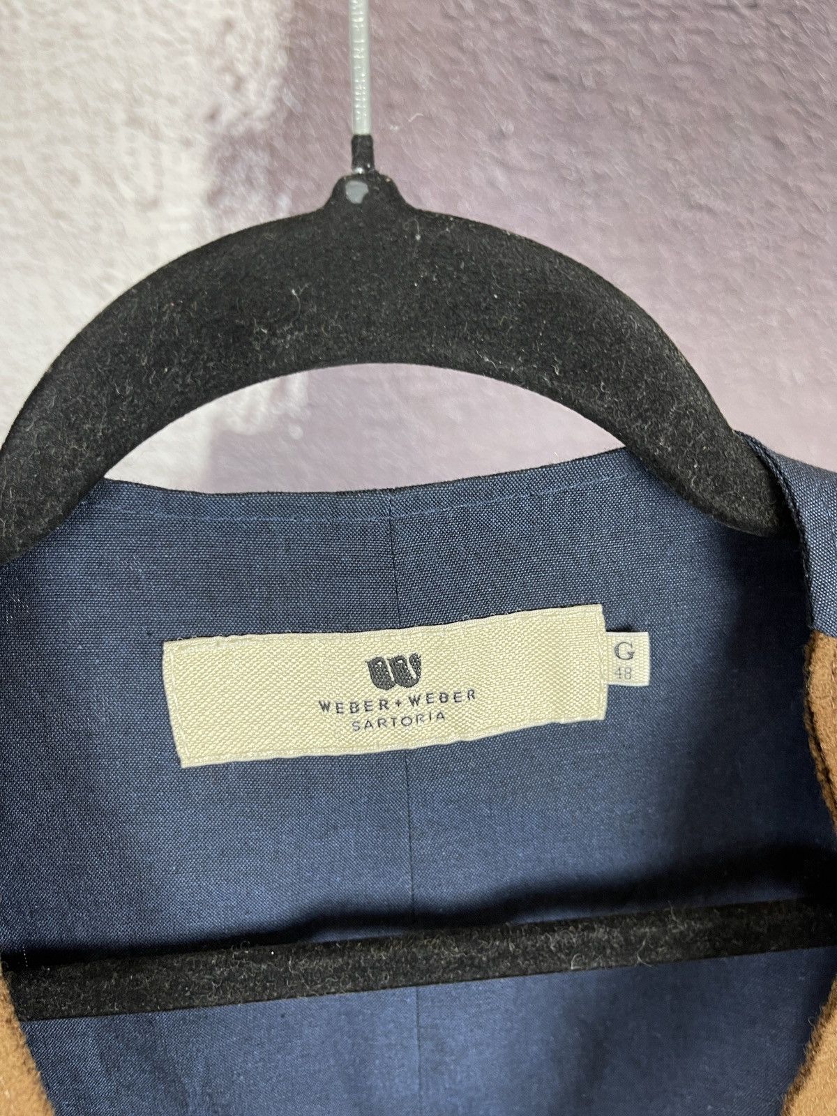 Weber Weber + Weber Sartoria wool vest RRP 500$ made in Italy Size 38R - 3 Thumbnail