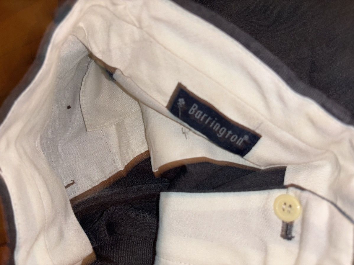 Vintage Barrington Dress Pants Size 33W x 30L Pleat Front Wool Gray Size US 36 / EU 52 - 5 Thumbnail