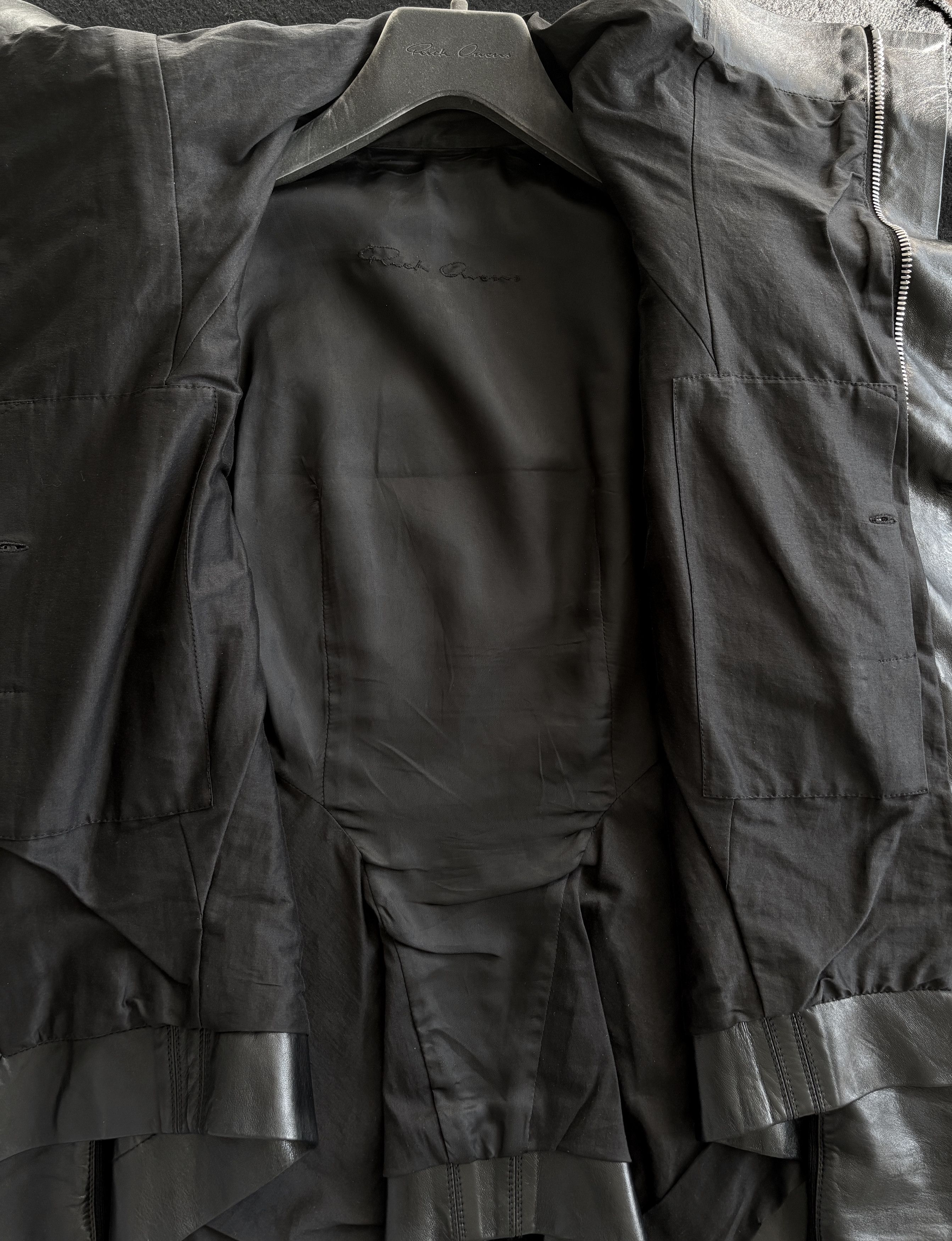 Rick Owens Rick Owens Lamb Skin Naska Biker Jacket IT 38 Size XS / US 0-2 / IT 36-38 - 9 Thumbnail