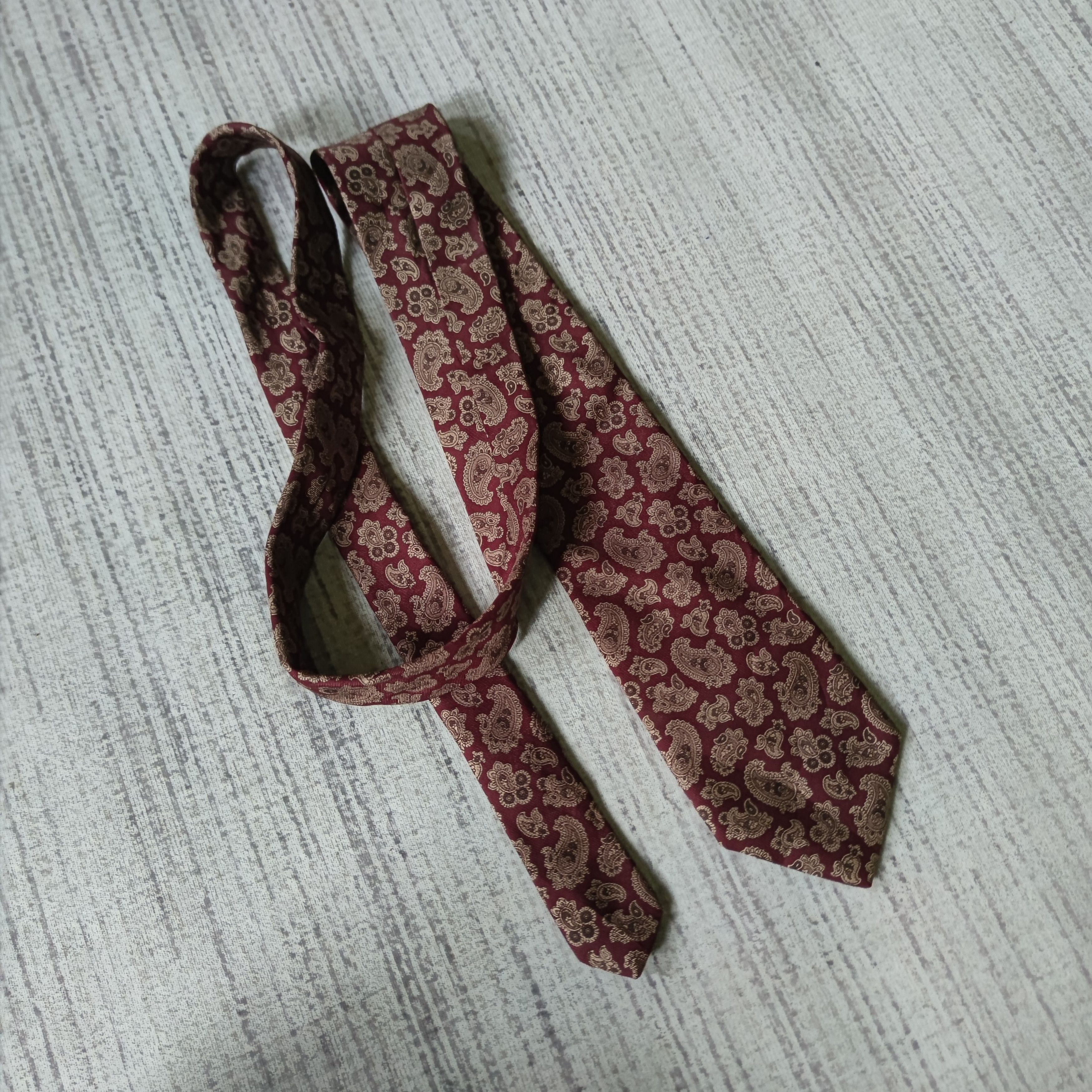 Burberry × Burberry Prorsum VINTAGE BURBERRYS OF LONDON SILK NECK TIE MADE IN USA Size ONE SIZE - 2 Thumbnail