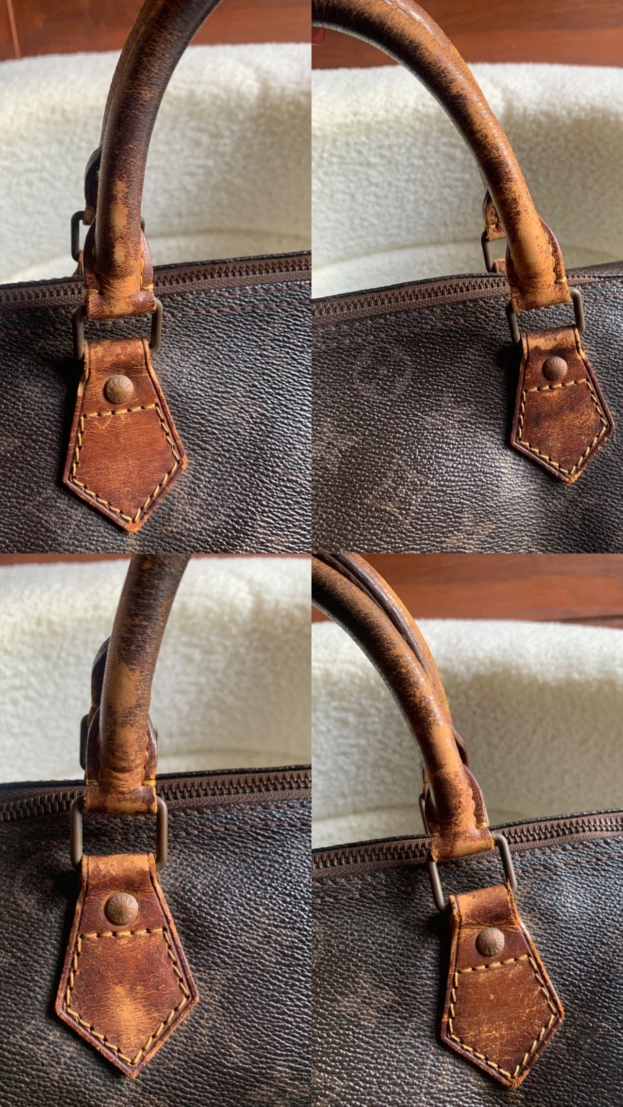 Louis Vuitton Speedy 30 Monogram Vintage 1983 Size ONE SIZE - 9 Thumbnail
