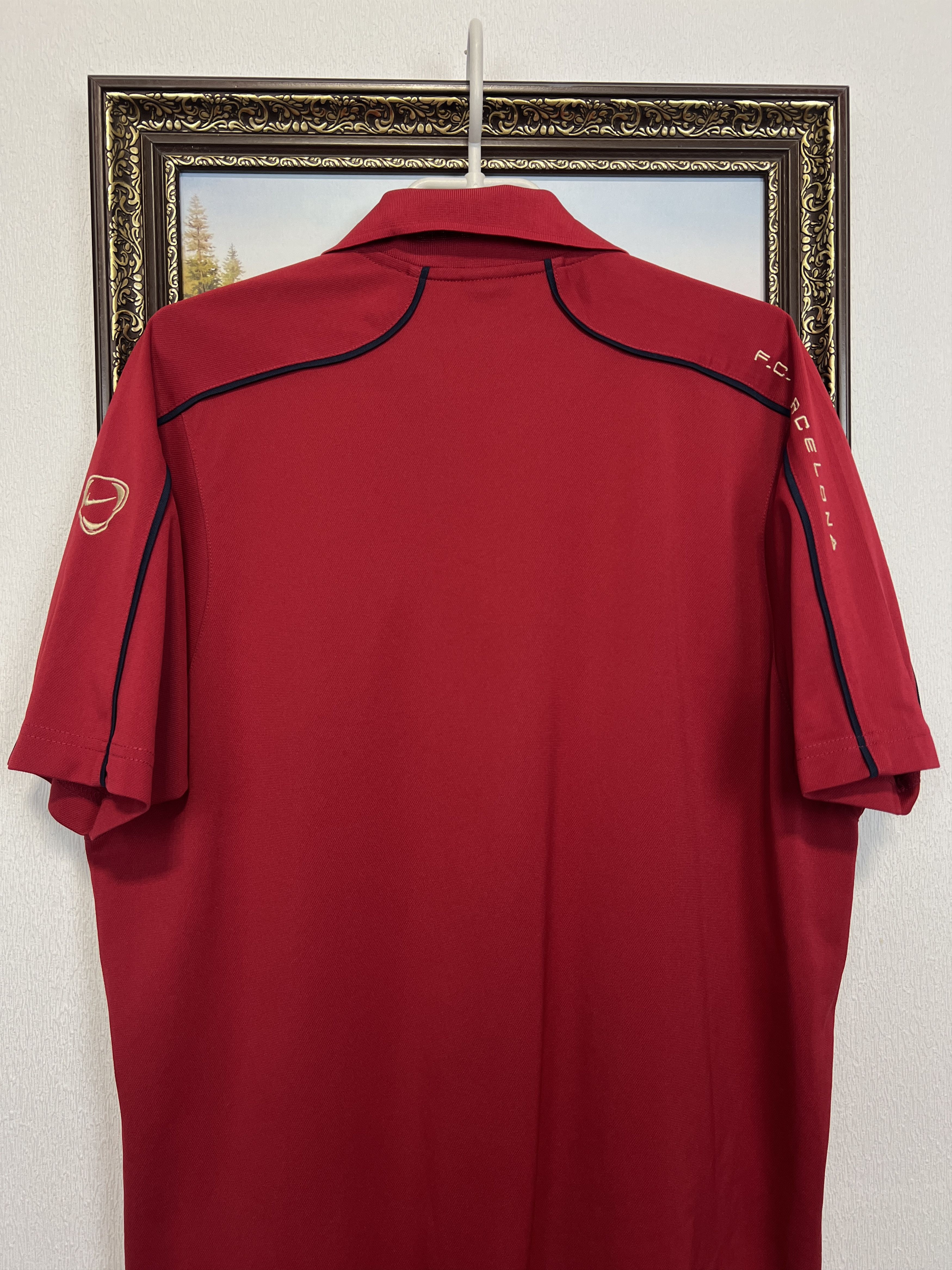 Nike Vintage Barcelona Train Polo Shirt Soccer Jersey Camiseta Size US XL / EU 56 / 4 - 11 Thumbnail