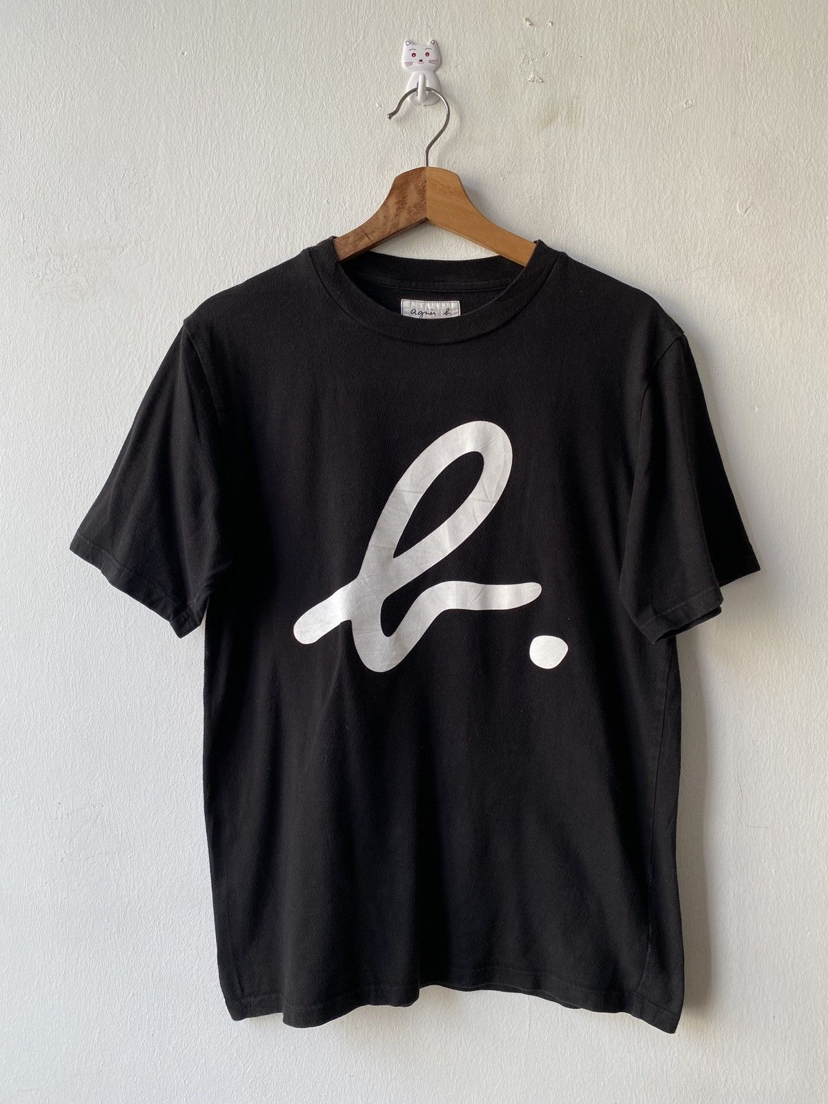 ADAM ET ROPE × Japanese Brand × agnes b. 2000s - Again B x Adam Et Rope Big Logo T Shirt Size US M / EU 48-50 / 2 - 4 Thumbnail