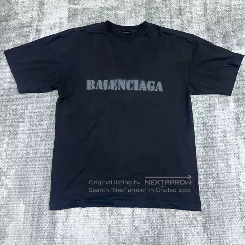 Balenciaga Balenciaga Spray Painted Blurred Logo Size US M / EU 48-50 / 2 - 1 Thumbnail