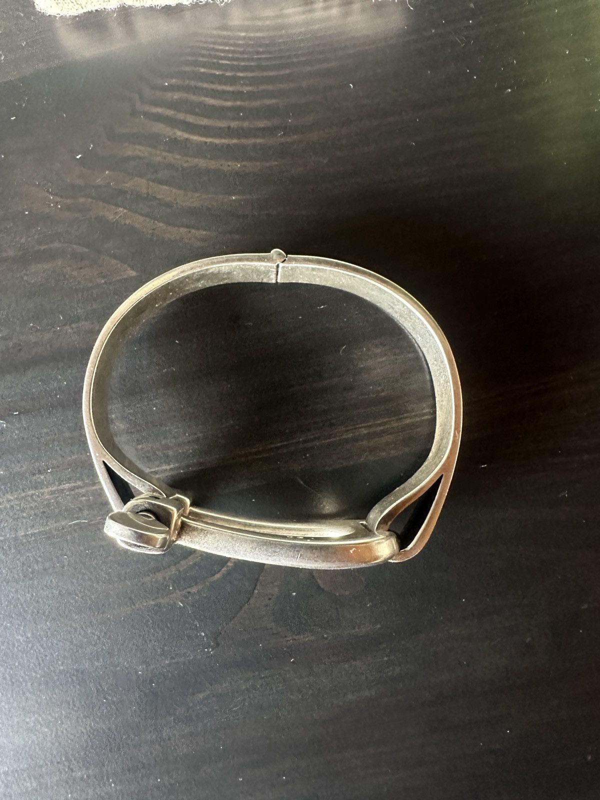 Gucci GUCCI Horsebit Bangle Bracelet 7" Sterling Silver 925 Auth Size ONE SIZE - 5 Thumbnail