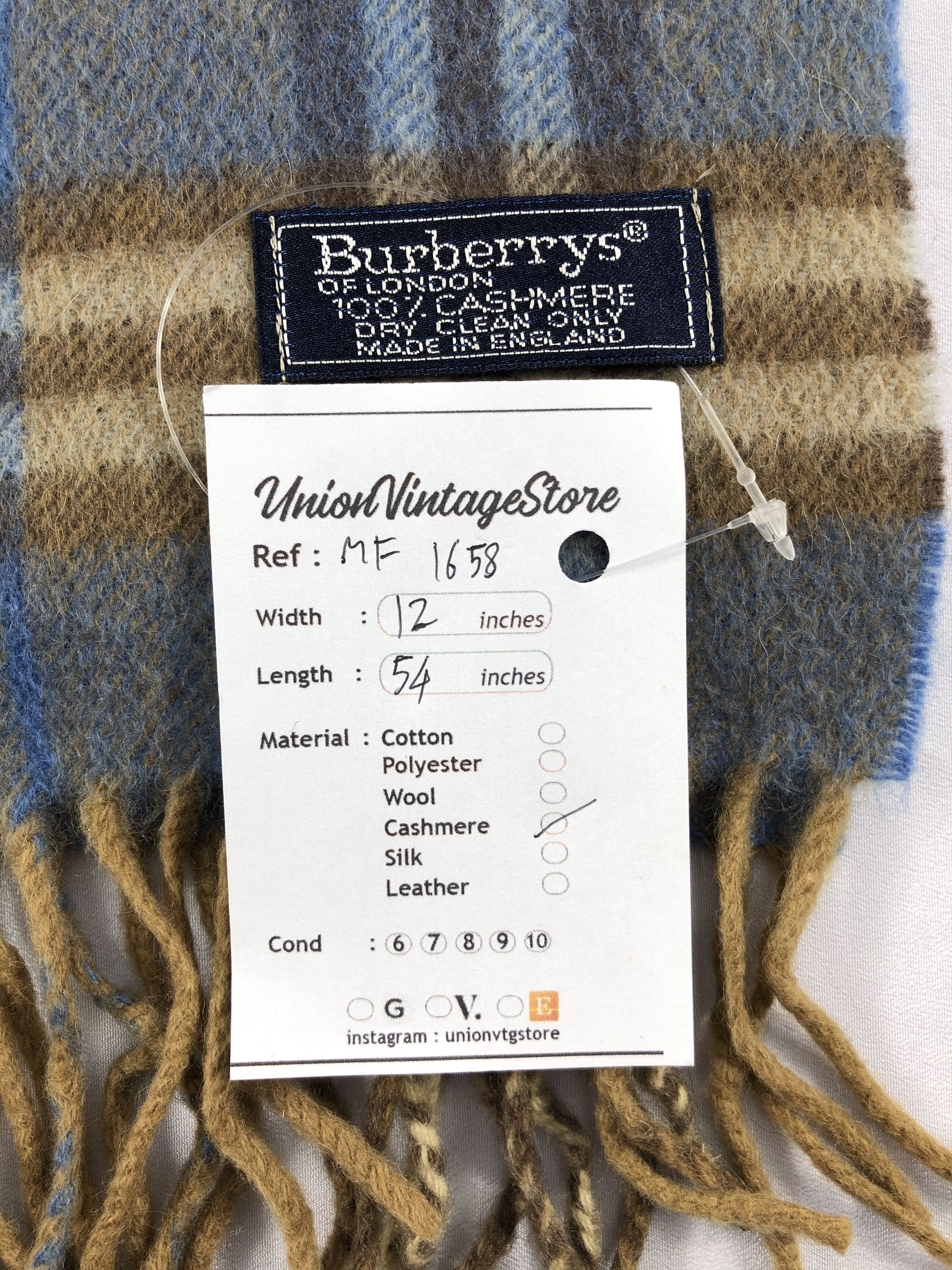 Burberry Vintage Burberry Scarf/Muffler/Neckwear MF1658 Size ONE SIZE - 5 Thumbnail
