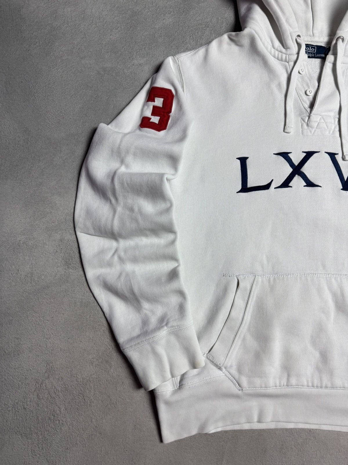 Polo Ralph Lauren Polo Ralph Lauren VXVII #3 Big Pony Hoodie Rugby Size US XL / EU 56 / 4 - 5 Thumbnail