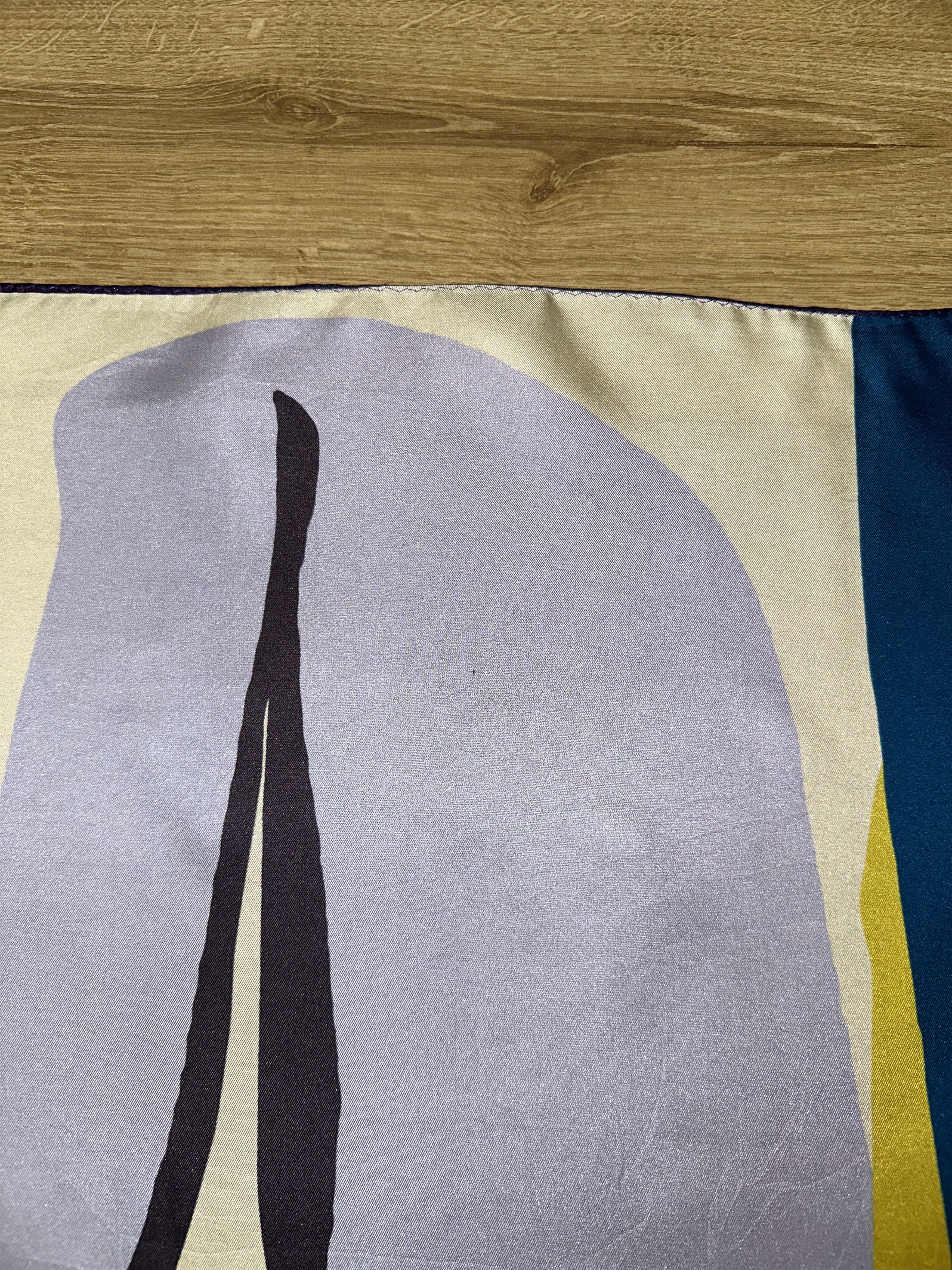 Lanvin Lanvin Collection Shawl Abstract Silk Scarf 65x65 Art Size ONE SIZE - 11 Thumbnail