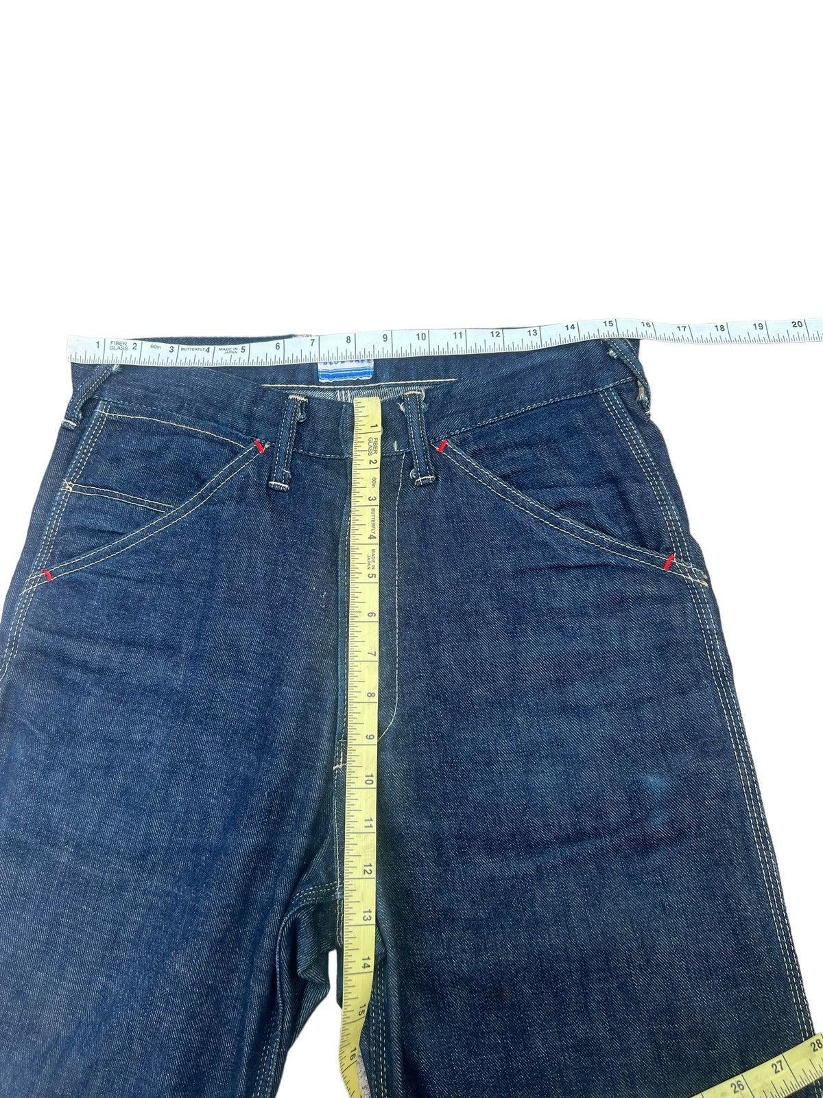 45rpm RARE! Vintage 45rpm Blue Cafe Mud Denim Jeans Size US 30 / EU 46 - 3 Thumbnail