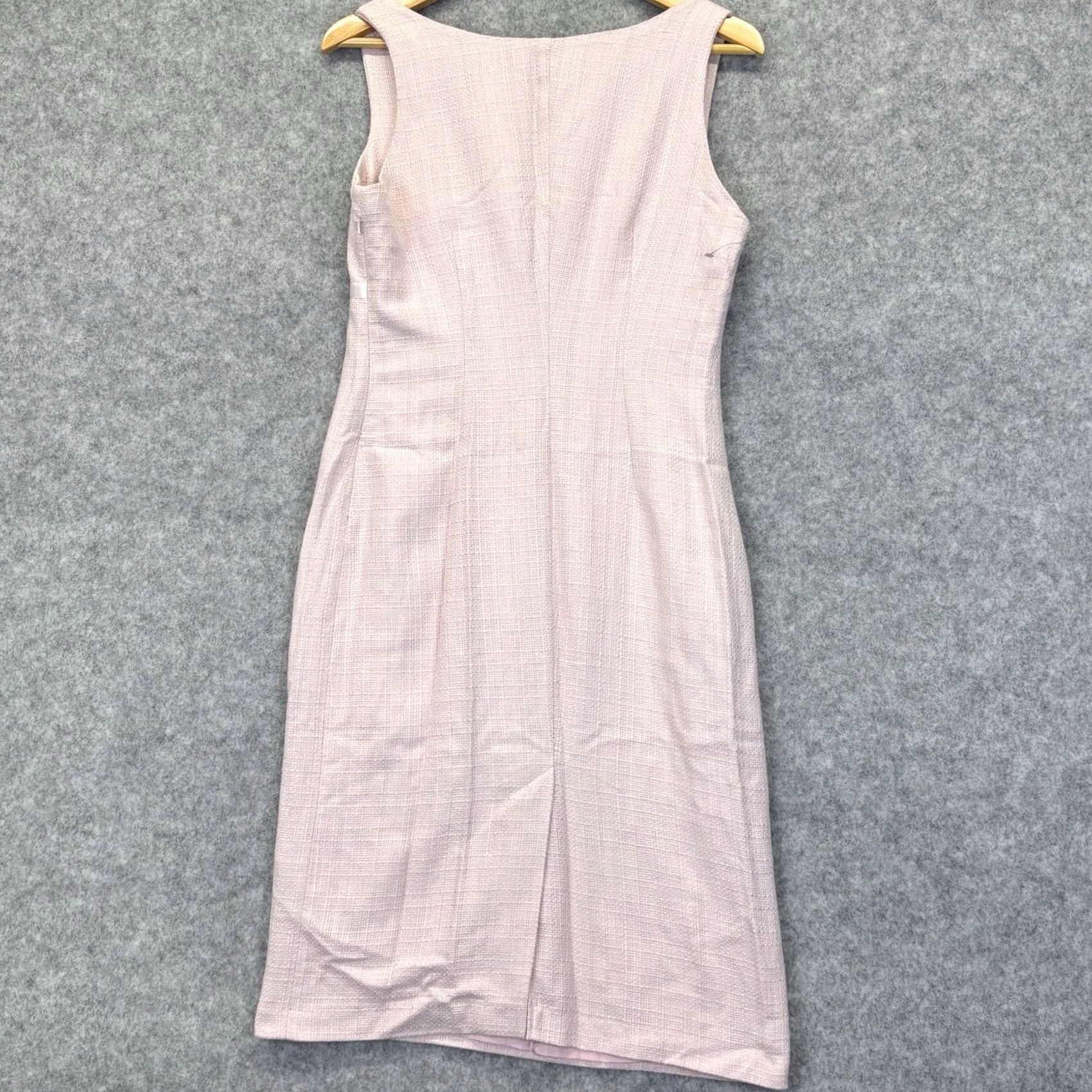 Vintage Oasis Midi Dress Size UK 12 Light Pink Sleeveless Textured BNWT, Party/Cocktail, Casual, Women, Dress Size XL / US 12-14 / IT 48-50 - 2 Thumbnail