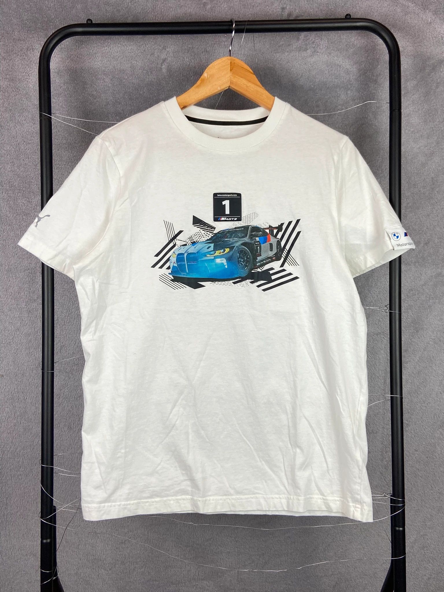 BMW × Puma Puma BMW Motorsport racing tee vintage 2000s streetwear L Size US L / EU 52-54 / 3 - 1 Thumbnail