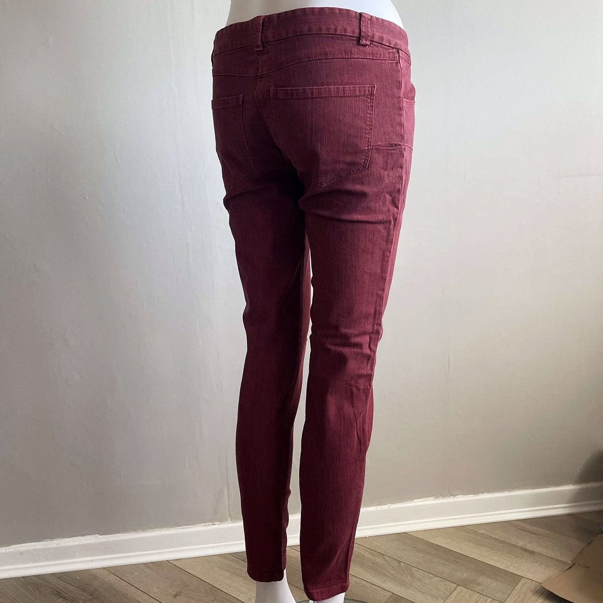 Iro Iro Red Skinny Jeans Size 27" / US 4 / IT 40 - 3 Thumbnail