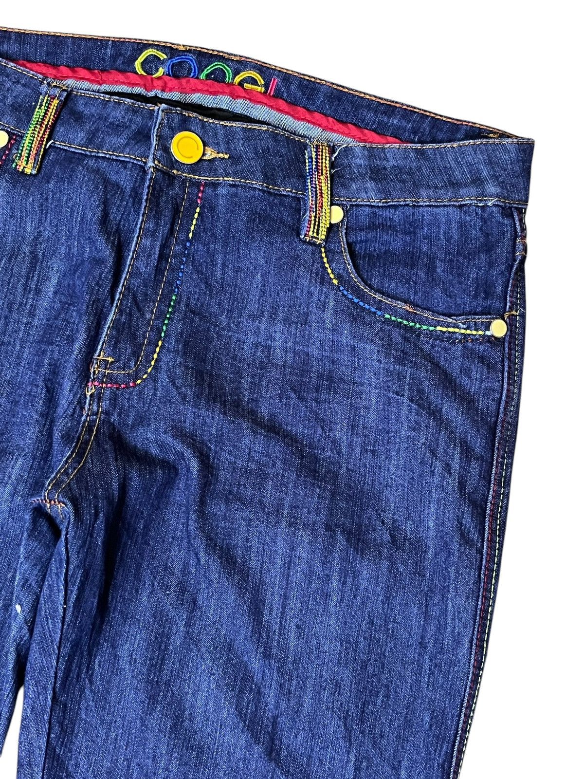 Coogi COOGI AUSTRALIA EMBROIDERY RASTA LOGO JEANS Size US 35 - 4 Thumbnail