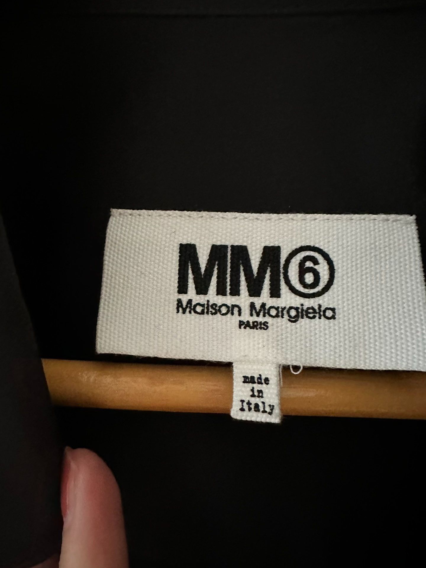 Maison Margiela Maison Margiela Show black nylon silhouette long-sleeved sh Size US M / EU 48-50 / 2 - 2 Thumbnail