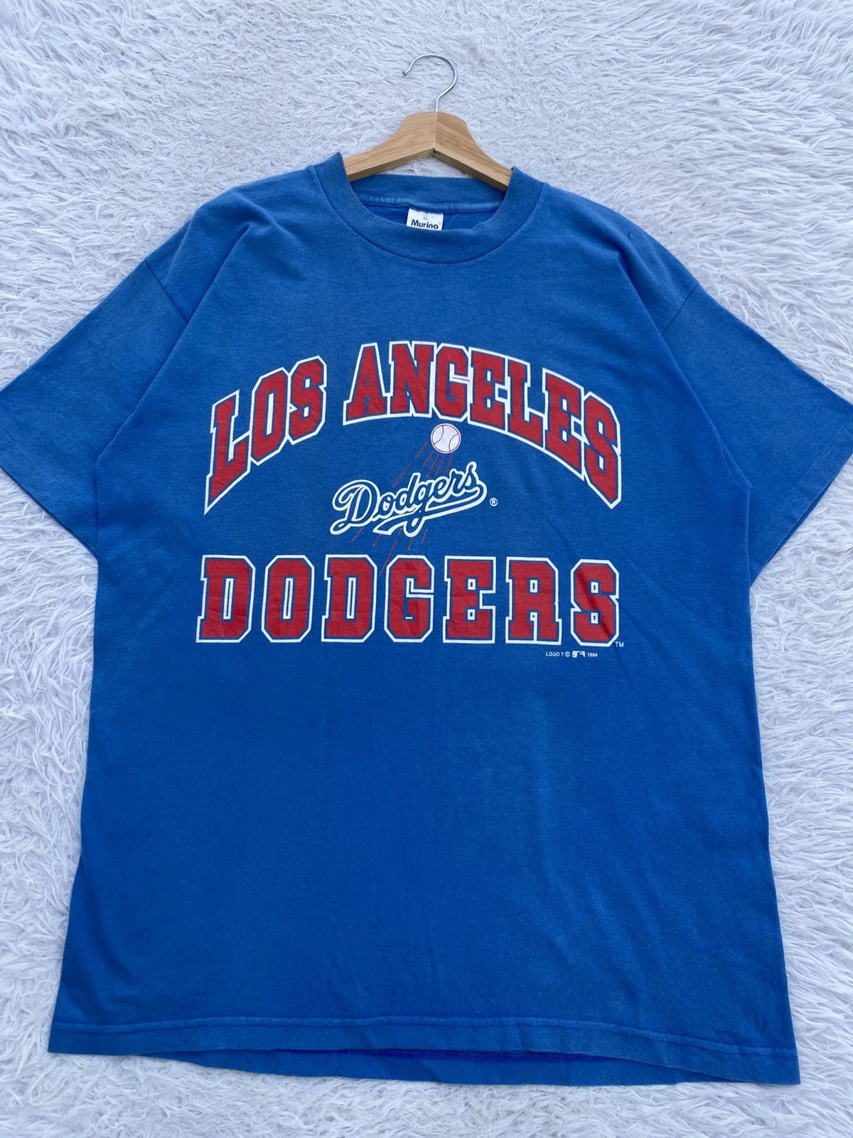 MLB Rare Vintage 1994 Los Angeles Dodgers MLB Tshirt Size US L / EU 52-54 / 3 - 5 Thumbnail