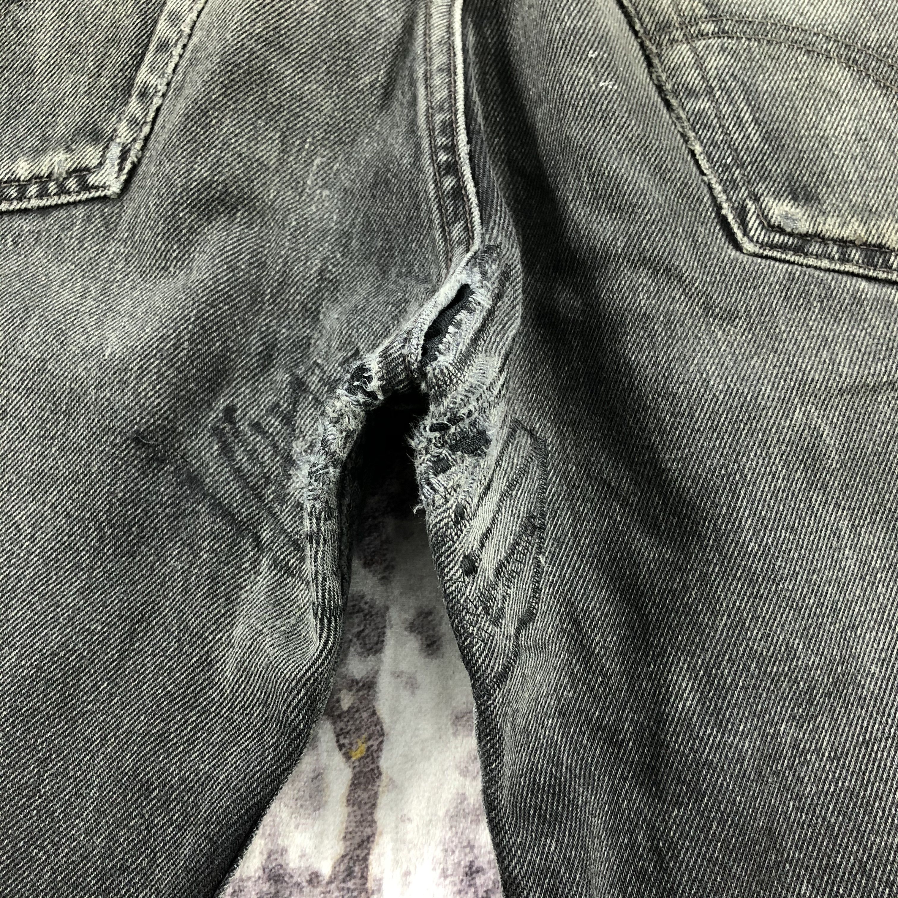 Levi's Vintage 90s Ripped Levis 501 Earth Tone Jeans-JM2282 Size US 33 - 6 Thumbnail