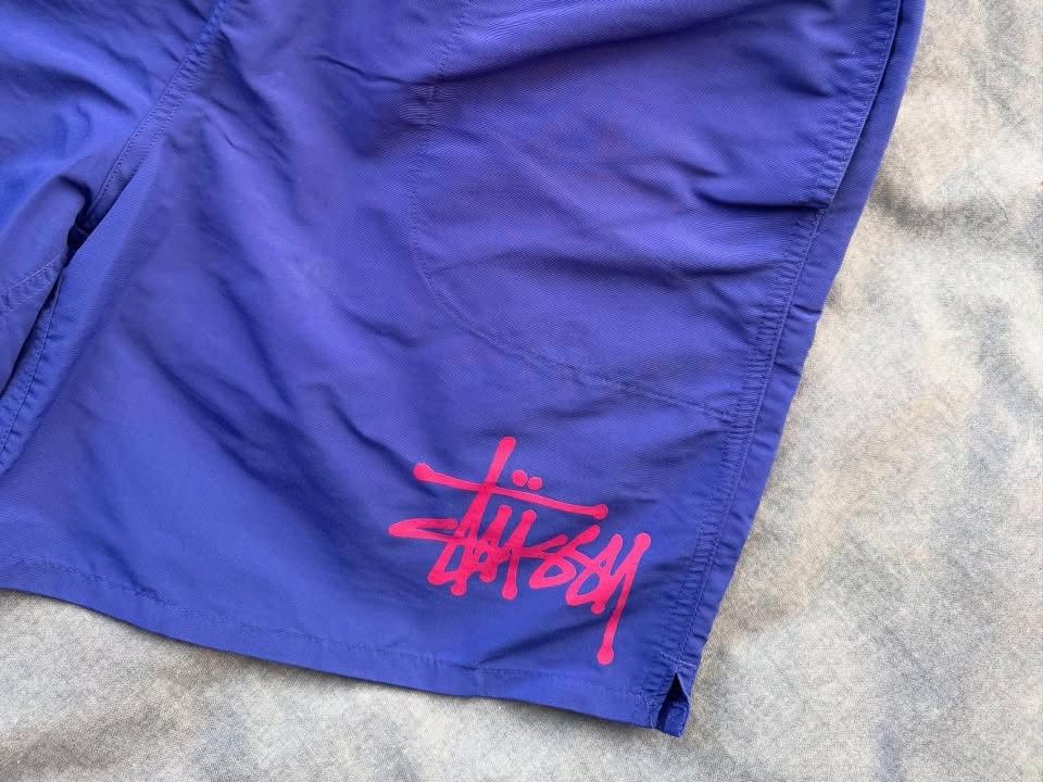 Stussy Stüssy Men’s Swim Trunks – Purple Board Shorts Size M Size US 30 / EU 46 - 3 Thumbnail