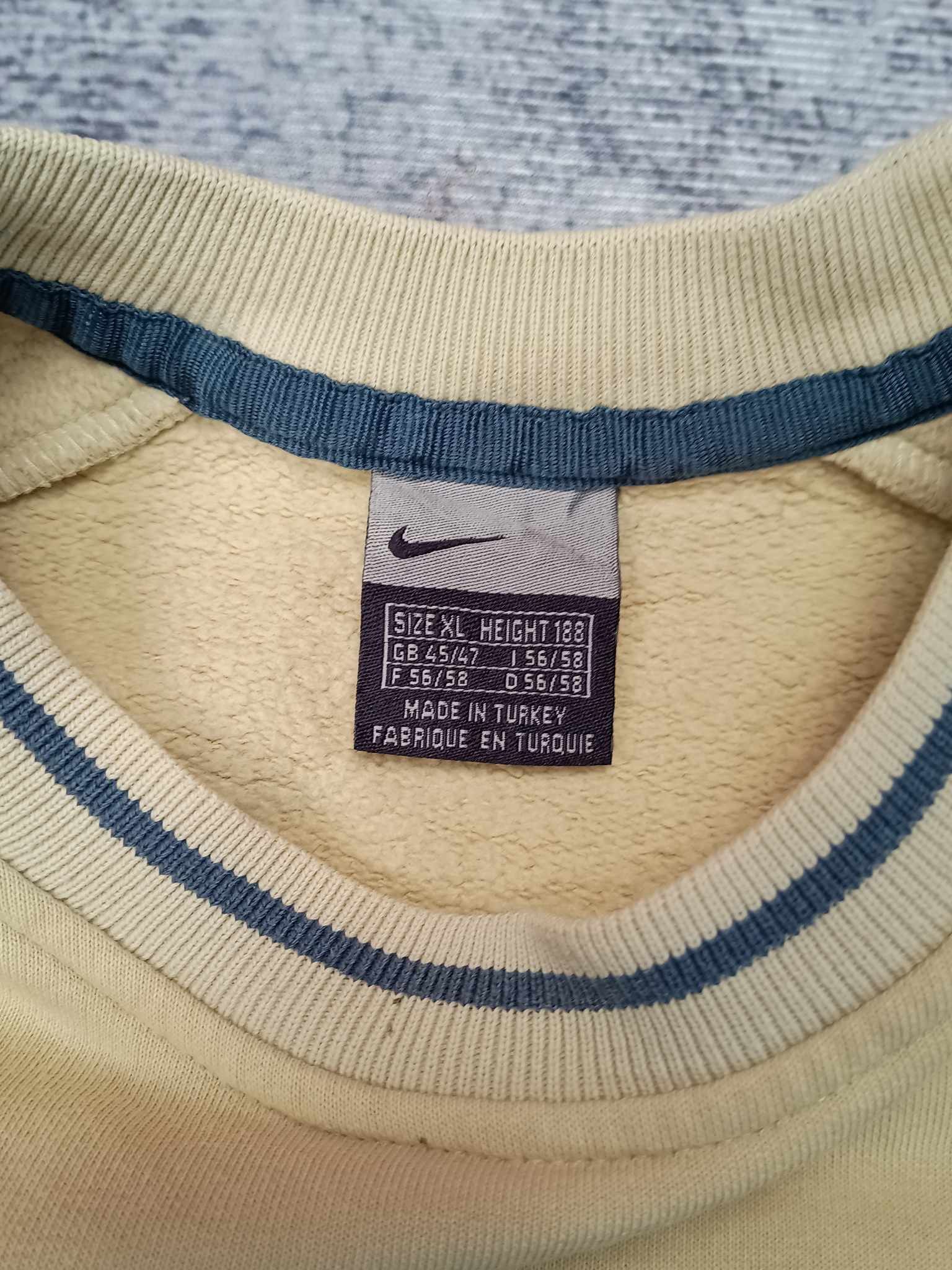 Nike × Vintage nike sweatshirt Vintage 90s 00s Rare Big Swoosh embroidered Size US XL / EU 56 / 4 - 8 Thumbnail