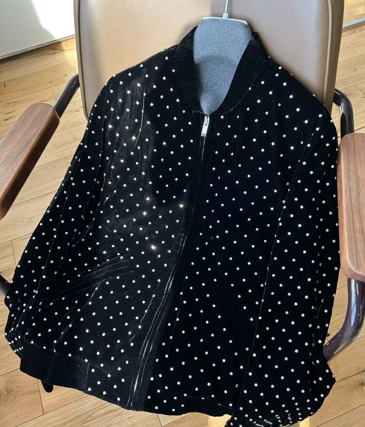 Saint Laurent Paris Saint Laurent Black Velvet Jacket Size 44 Size US S / EU 44-46 / 1 - 2 Thumbnail