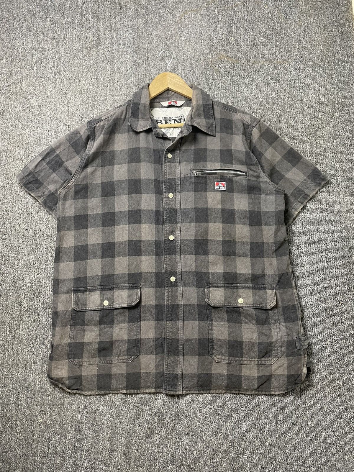 Ben Davis Ben Davis Plaid Twill Short Sleeve Button Up Shirts (180) Size US L / EU 52-54 / 3 - 1 Thumbnail