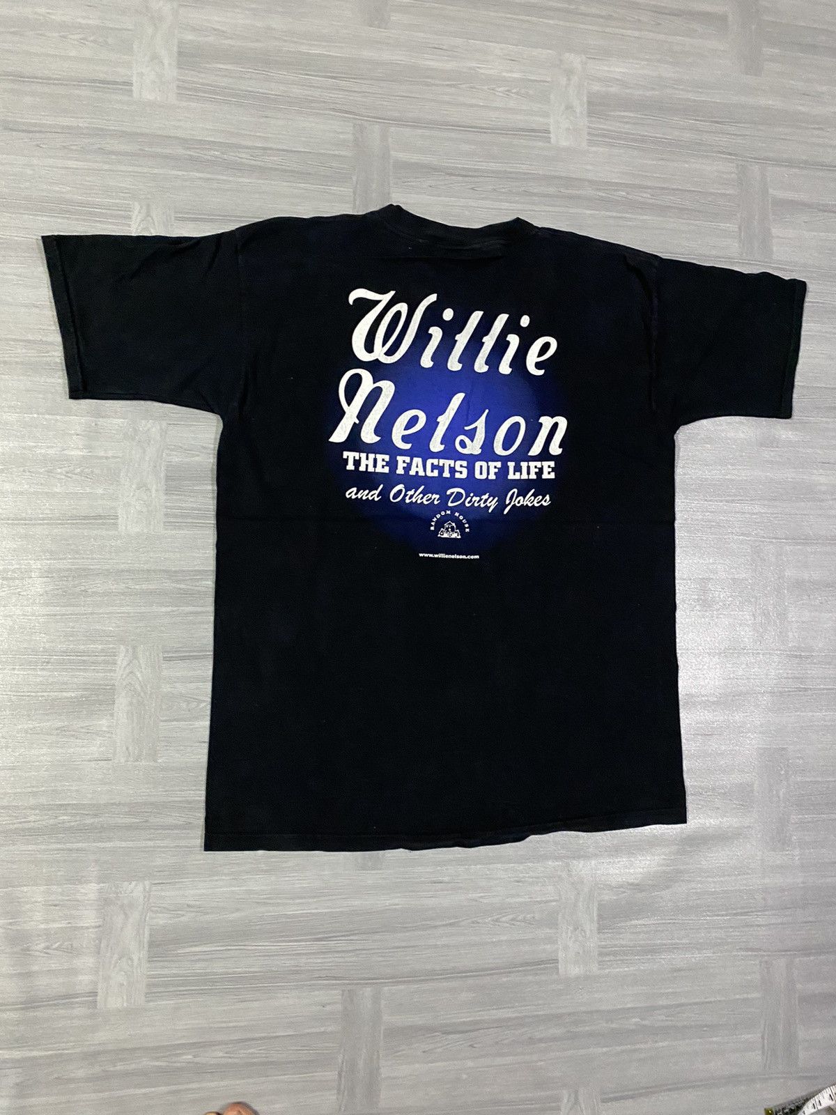 Band Tees Vintage Willie Nelson - The Facts of Life Book Promo Tour Size US XL / EU 56 / 4 - 13 Thumbnail