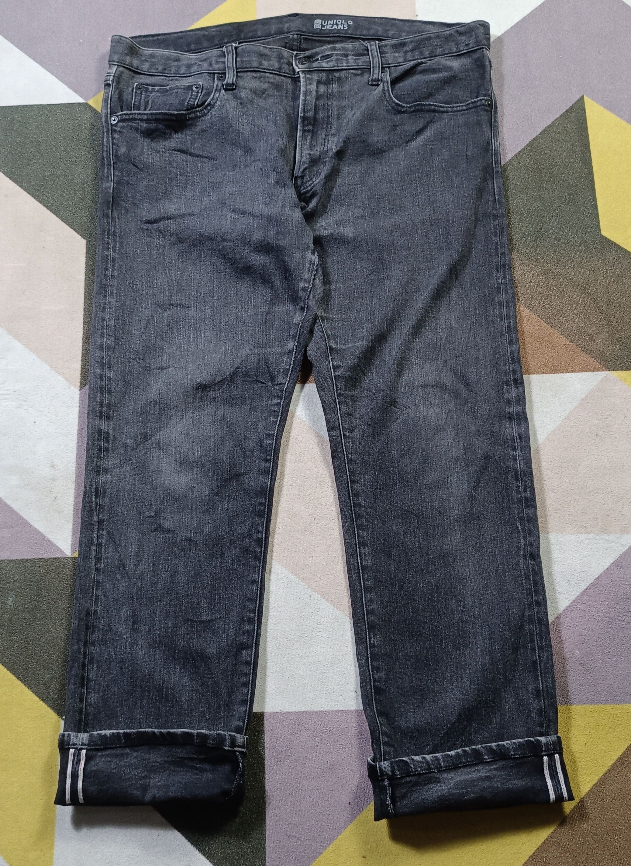 If Six Was Nine × Japanese Brand × Uniqlo Uniqlo Selvedge Jeans Slim Fit Size US 36 / EU 52 - 3 Thumbnail