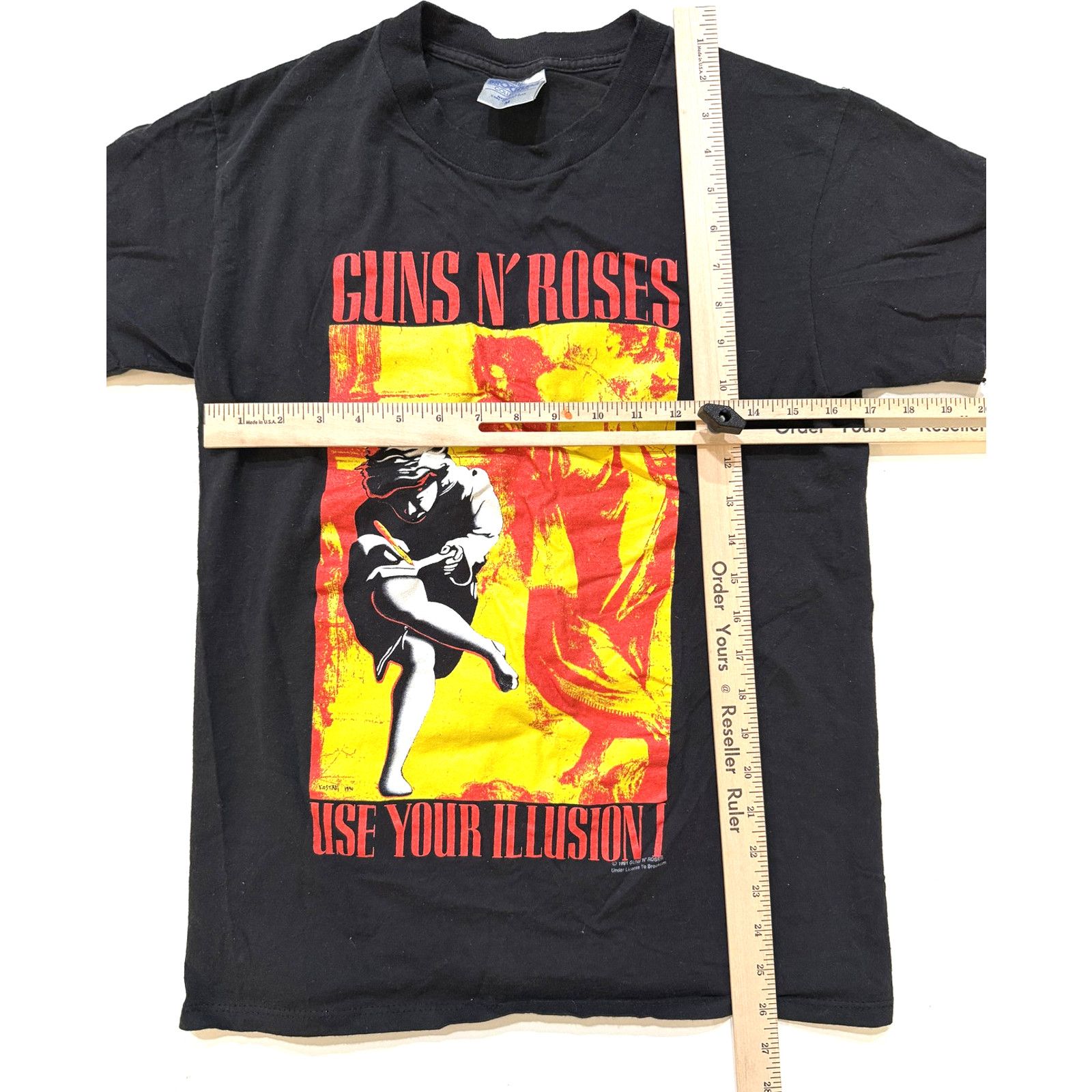 Brockum Vintage 90s Guns N Roses Shirt Men MED Use Your Illusion USA Size US M / EU 48-50 / 2 - 5 Thumbnail