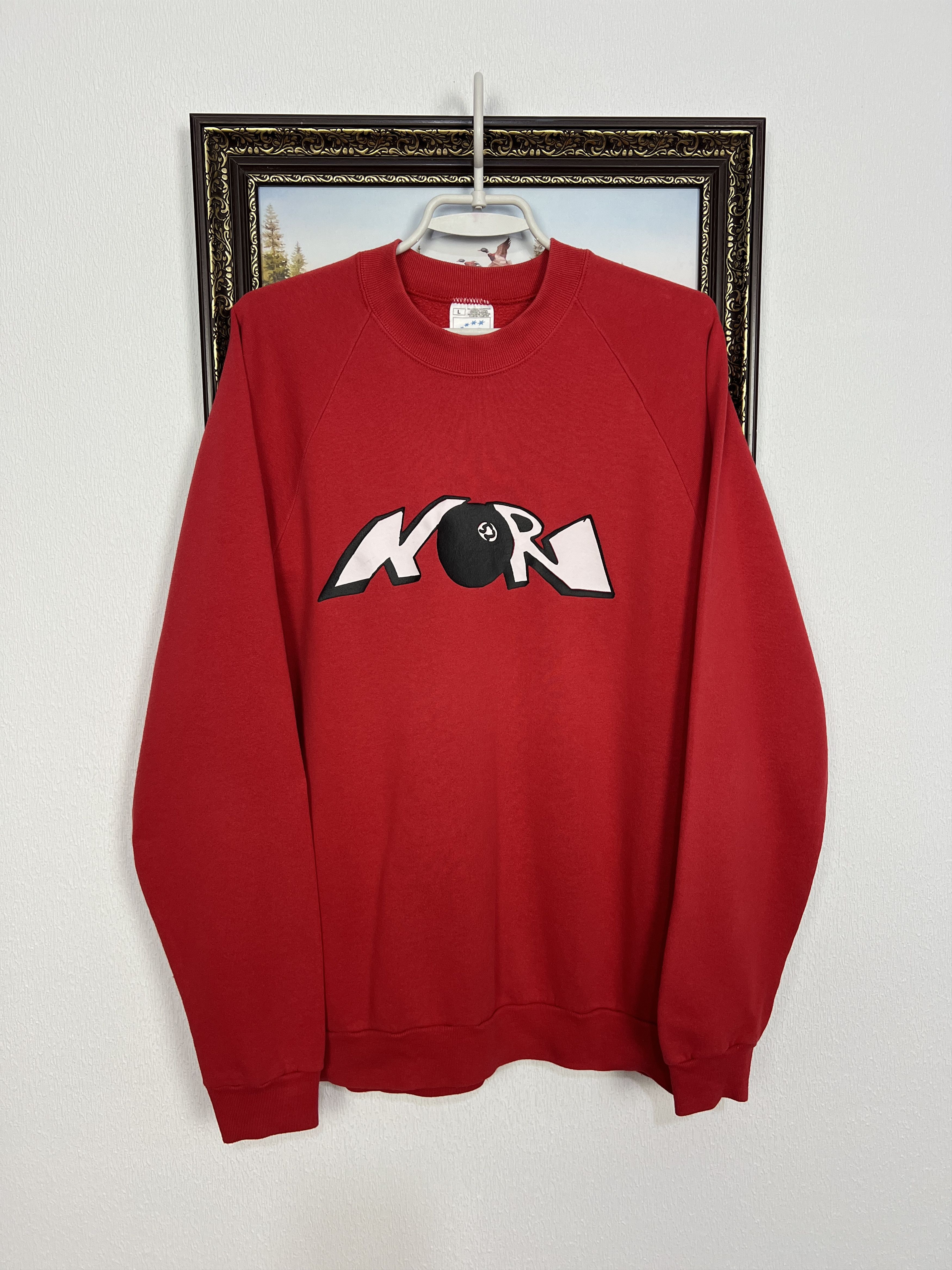 Vintage Vintage Korn Band Sweatshirt Crewneck Rare Hip Hop Hype Size US L / EU 52-54 / 3 - 1 Thumbnail