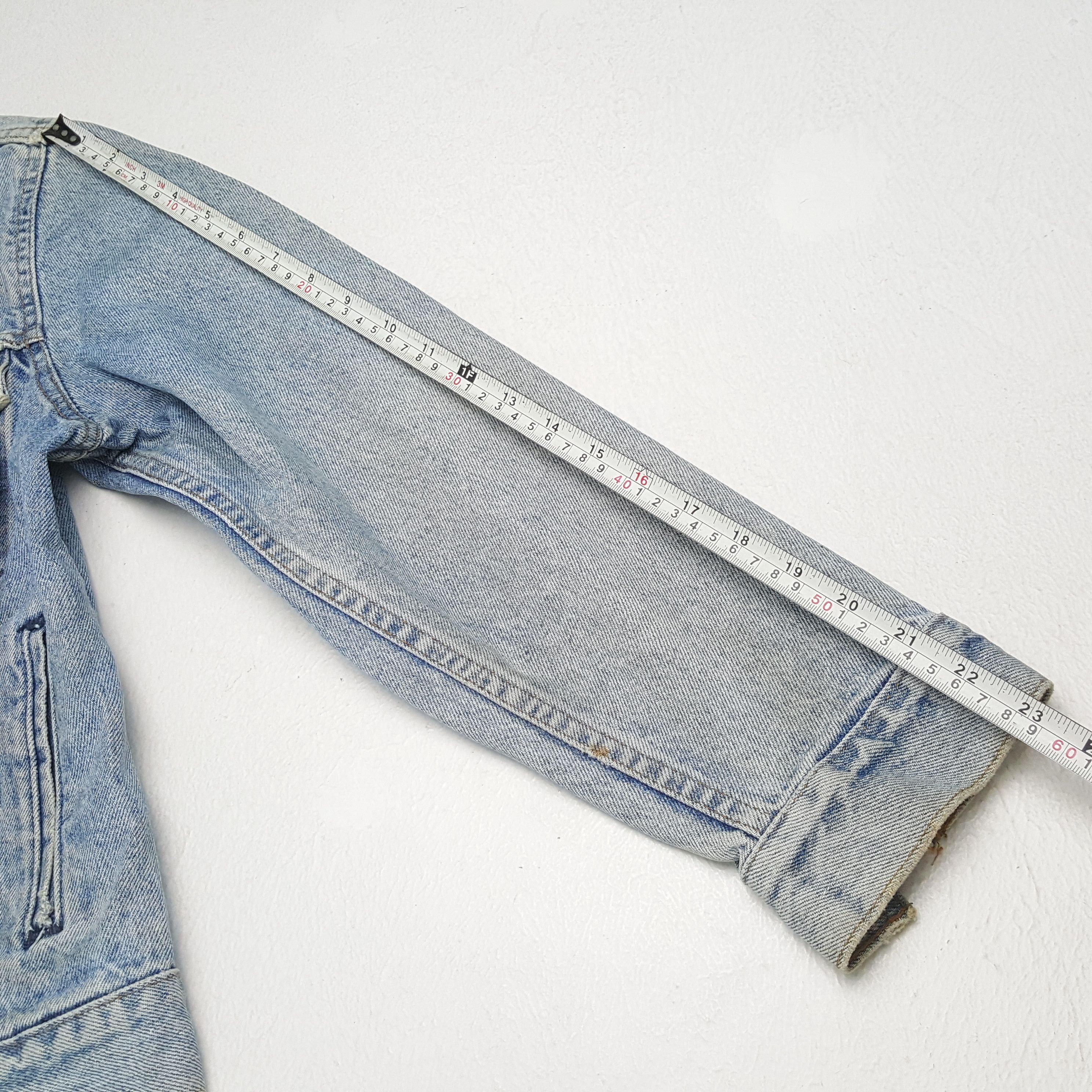 Band Tees × Levi's × Vintage Vintage LEVI'S x JAMIROQUAI Band Distressed Custom Jacket Size US S / EU 44-46 / 1 - 6 Thumbnail