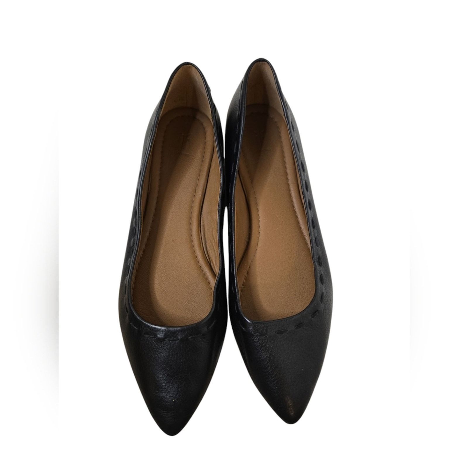 Frye FRYE US Women’s Leather Sienna Ballet Flats Shoes 9.5 M Size US 9.5 / IT 39.5 - 6 Thumbnail
