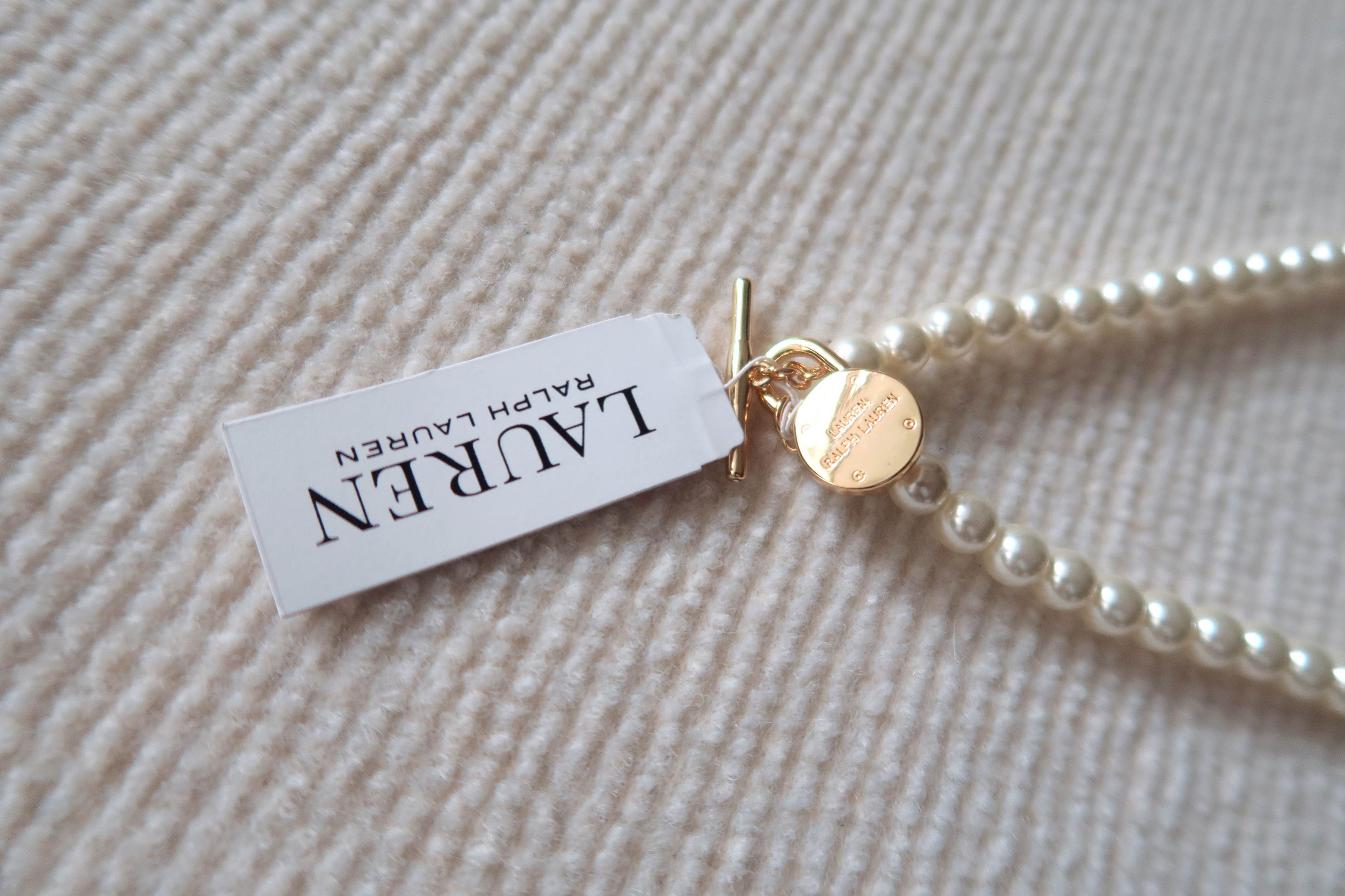Ralph Lauren Ralph Lauren Classic Pearl Lock Charm Necklace Size ONE SIZE - 3 Thumbnail