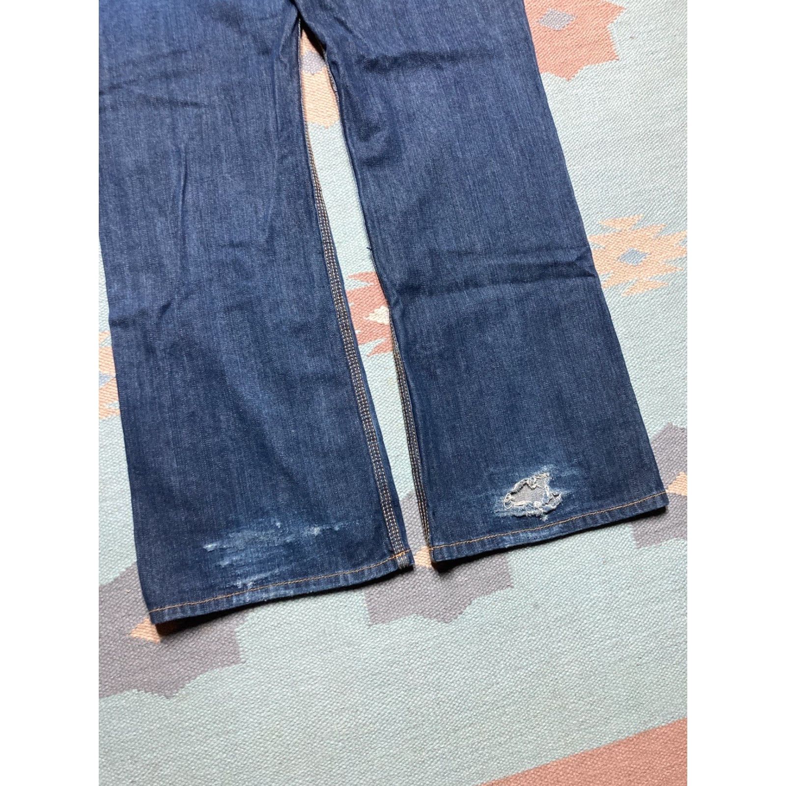 Vintage VINTAGE Blac Label Jeans Men 42x34 Baggy Wide-Leg Hip Hop Studded Blue 90s Grunge Safety? Size US 42 / EU 58 - 2 Thumbnail