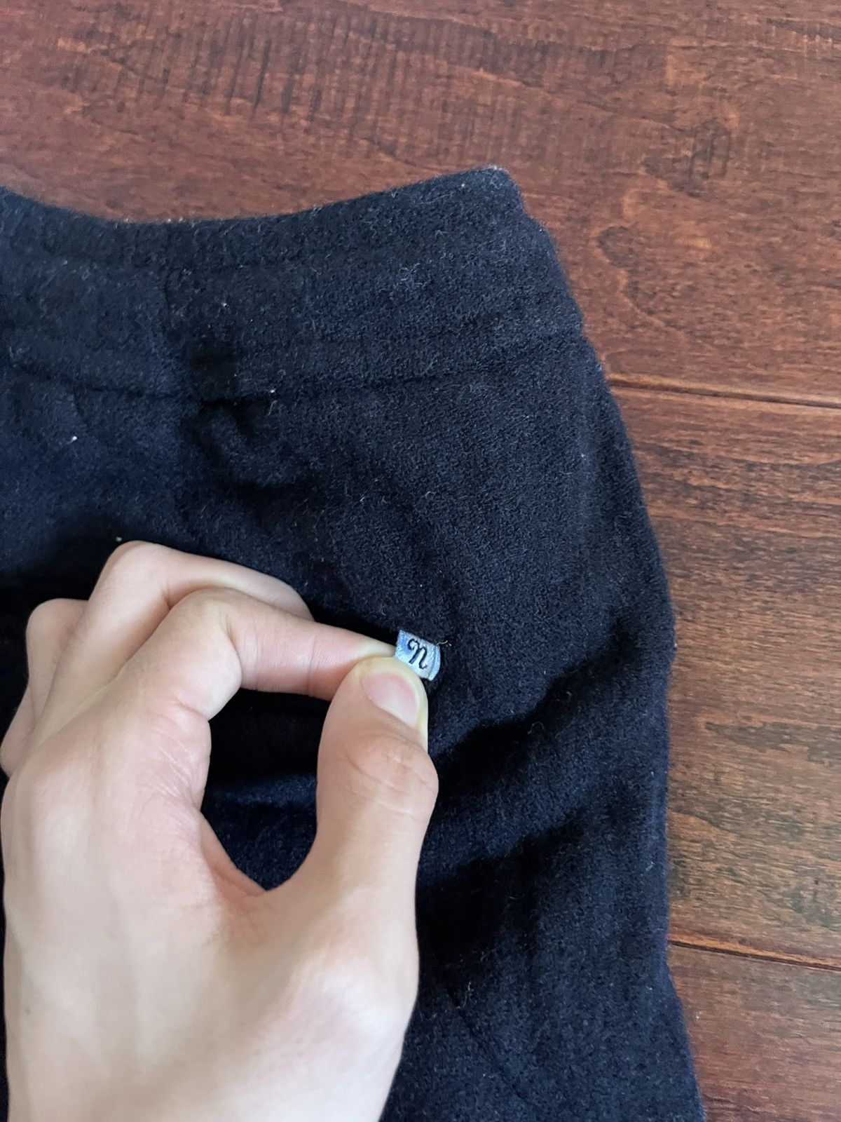 Number (N)ine 1998 Blue Tag Wool Pants Size US 28 / EU 44 - 4 Thumbnail