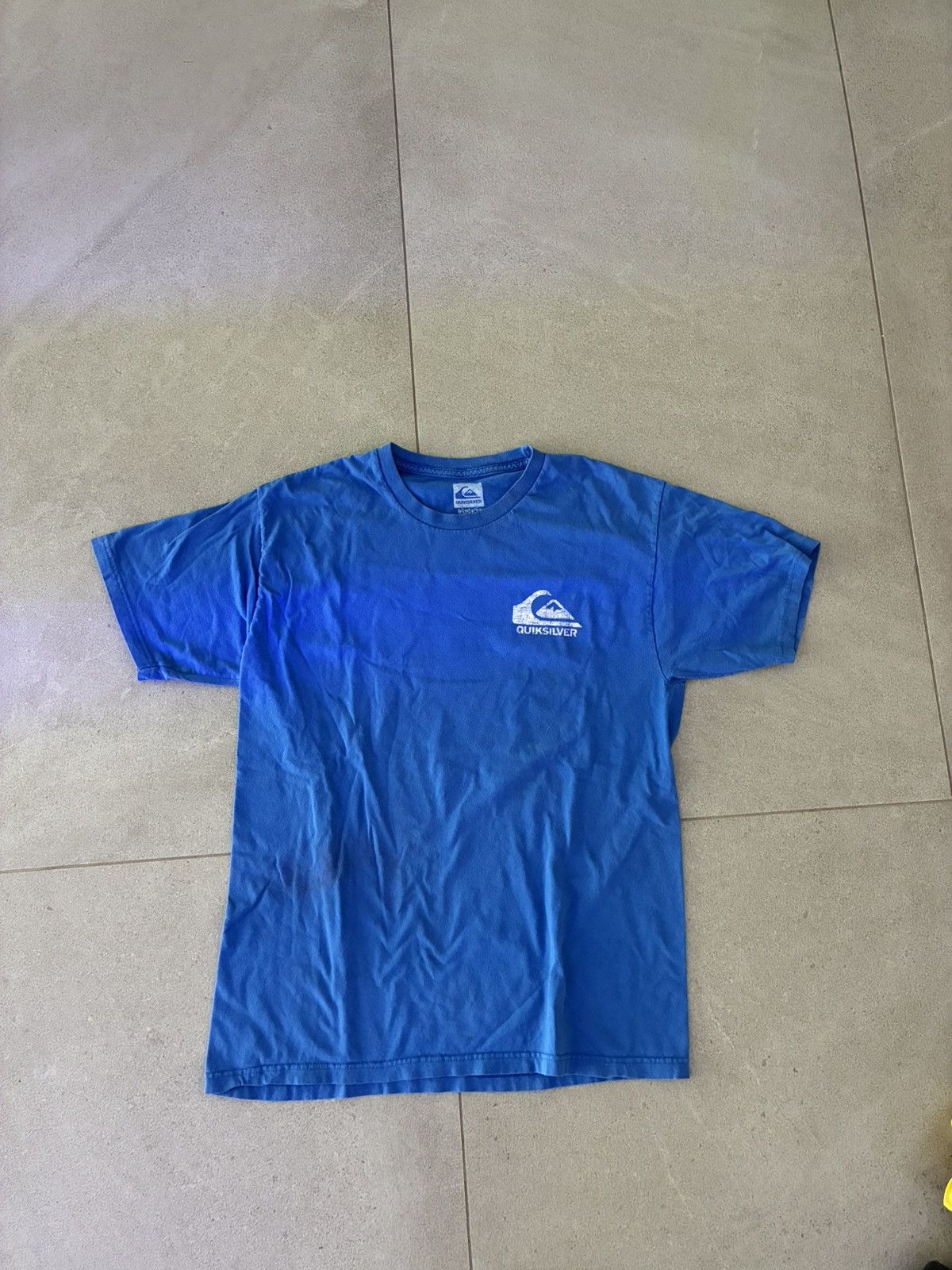 Quiksilver Quiksilver Blue T-Shirt Large Classic Logo Tee Size US L / EU 52-54 / 3 - 1 Thumbnail