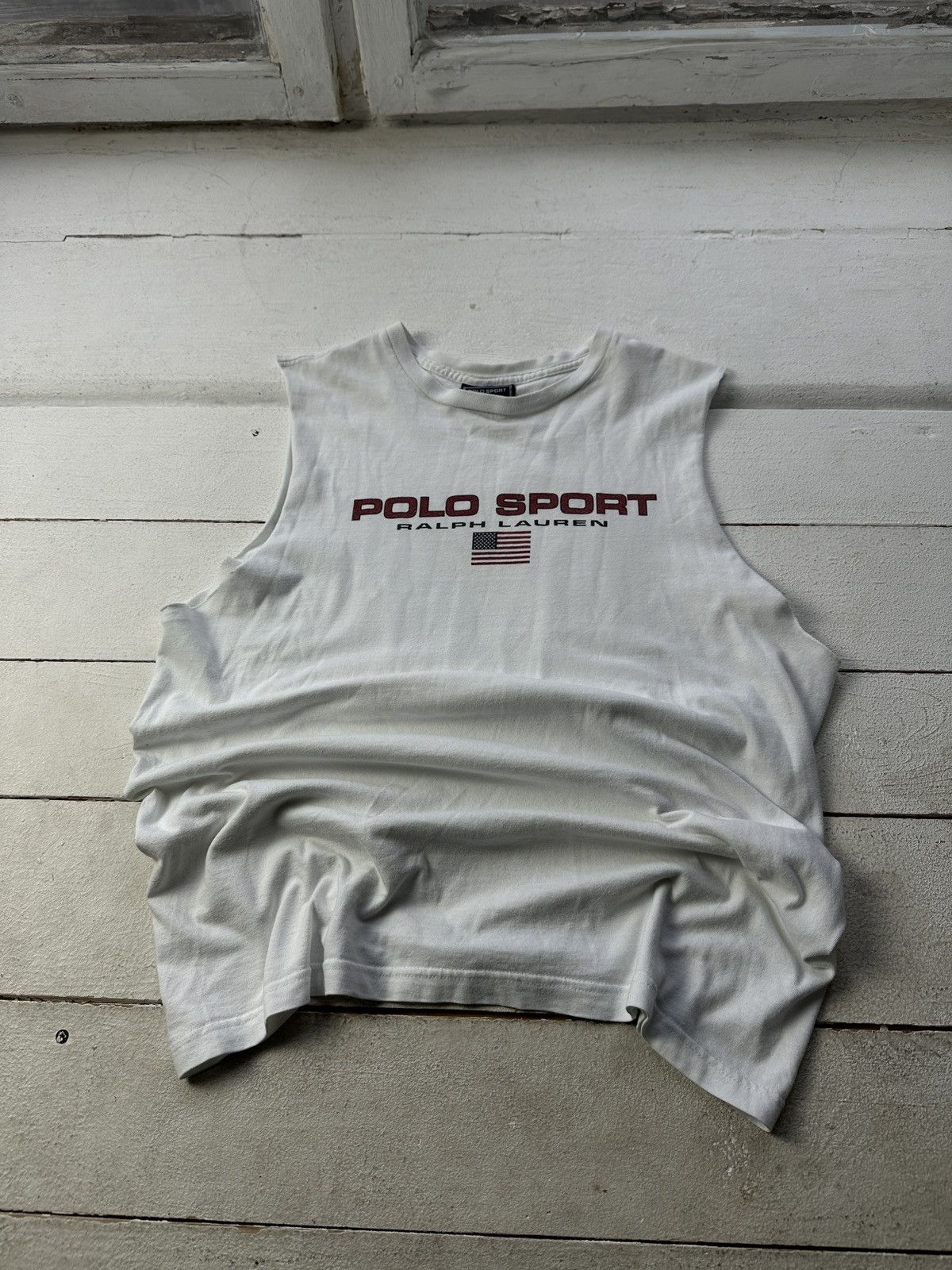 Polo Ralph Lauren 🚨 RALPH LAUREN POLO SPORT BIG FLAG LOGO TANK TOP MEN Size US L / EU 52-54 / 3 - 1 Thumbnail