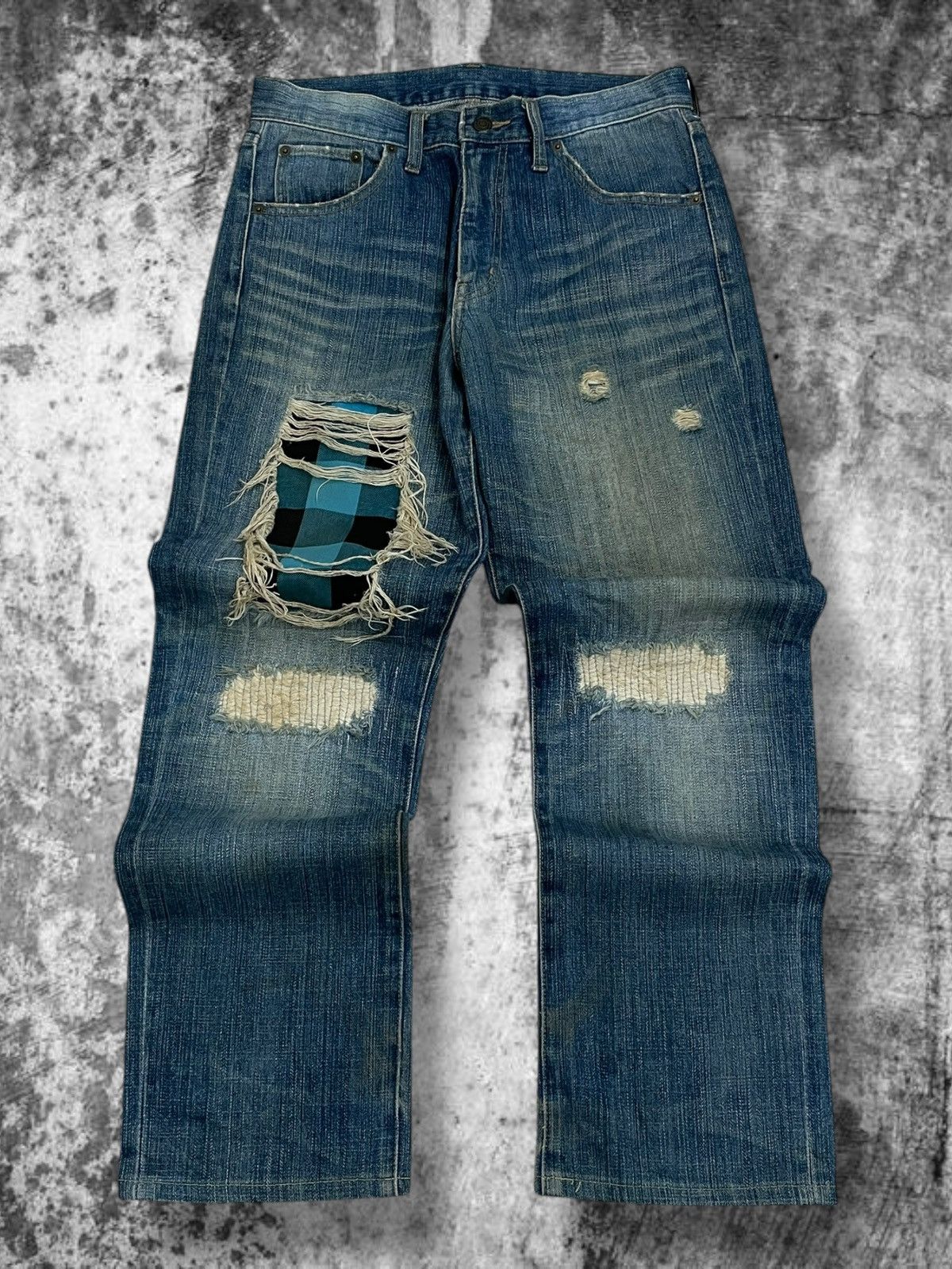 Hysteric Glamour Vintage Japan Designer 90’s Nylaus Iconic Grunge Distressed Size US 30 / EU 46 - 1 Thumbnail
