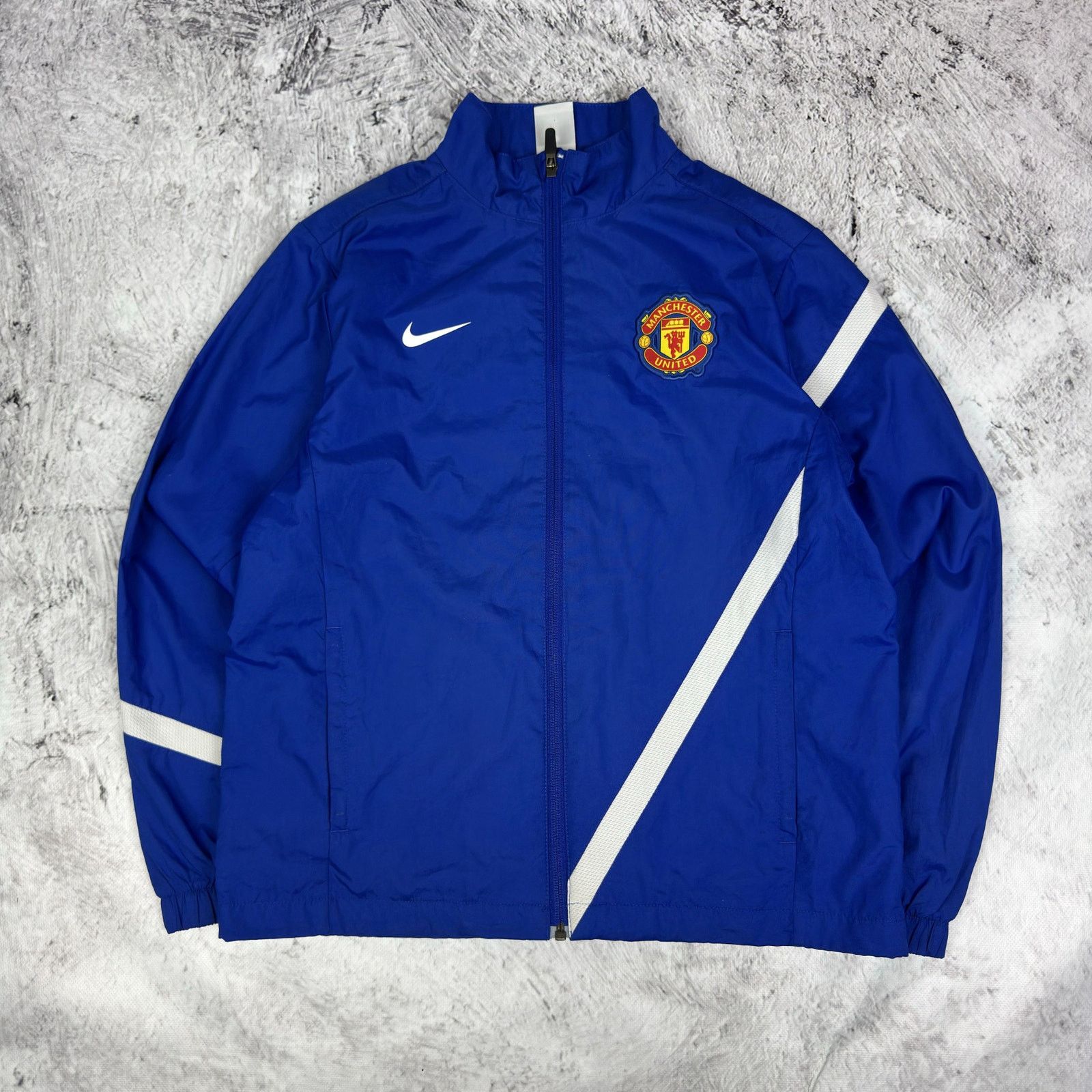 Nike Nike Men's Blue Full Zip Manchester United F.C. Track Jacket Size US XS / EU 42 / 0 - 2 Thumbnail