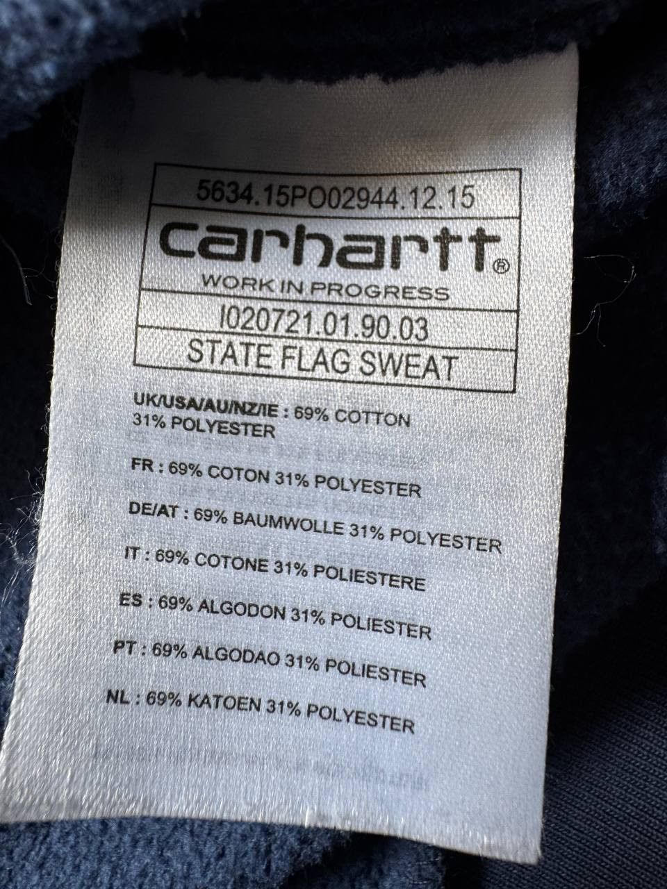 Carhartt Vintage Carhartt State Flag Sweatshirt Big Logo Size US M / EU 48-50 / 2 - 10 Thumbnail