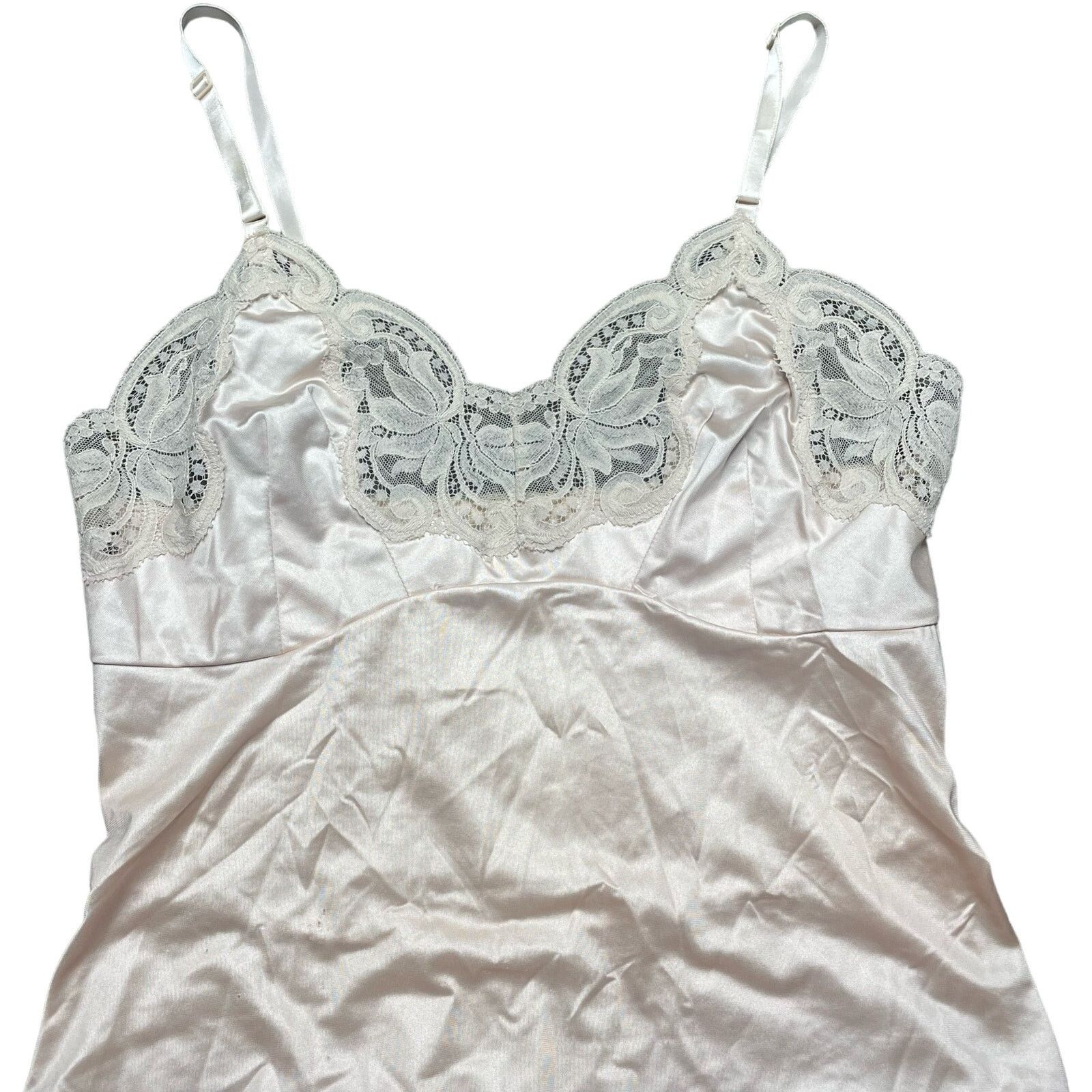 Vintage Vintage Wonder Maid Satin Dress Size M / US 6-8 / IT 42-44 - 2 Thumbnail