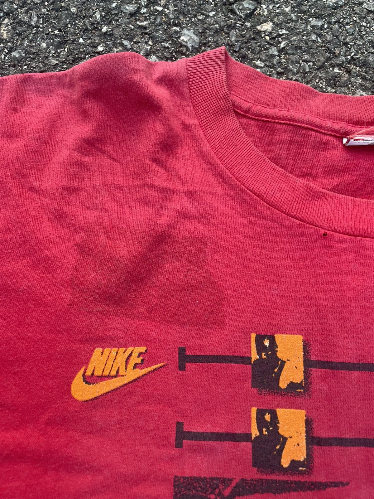 NFL × Nike Vintage Nike Bo Jackson NFL Red T-shirt Size US L / EU 52-54 / 3 - 5 Thumbnail