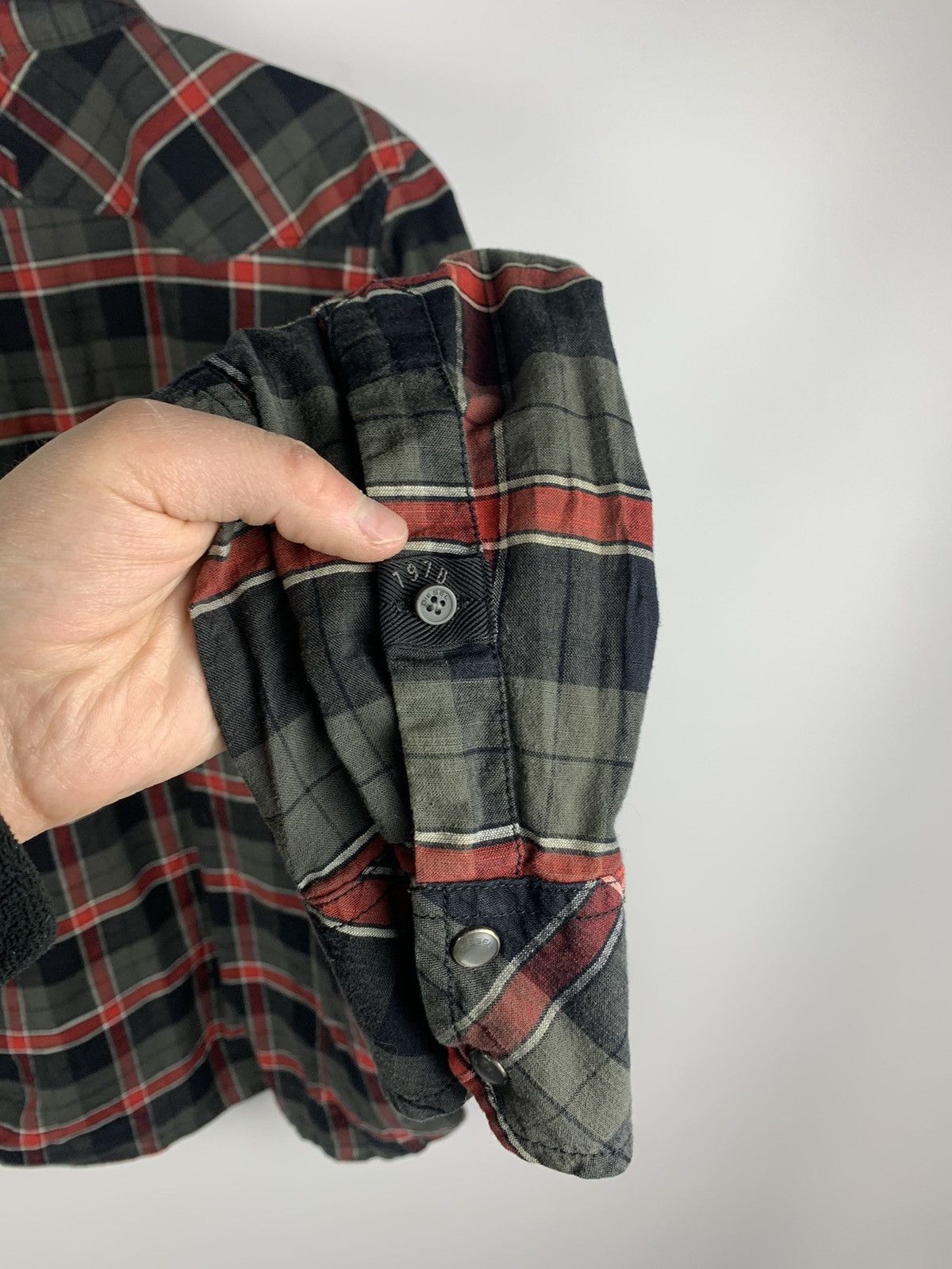 Diesel Diesel Plaid Avant Garde Shirt Buttons Ups Mens Size M Y2K Size US M / EU 48-50 / 2 - 8 Thumbnail