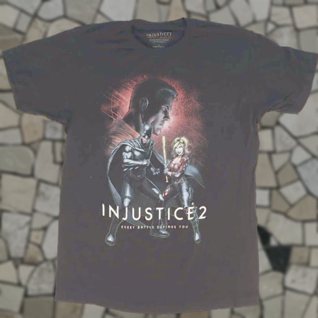 DC Comics Injustice 2 DC Comics Solid T-Shirt Black Men's L Shirt Size US L / EU 52-54 / 3 - 1 Thumbnail