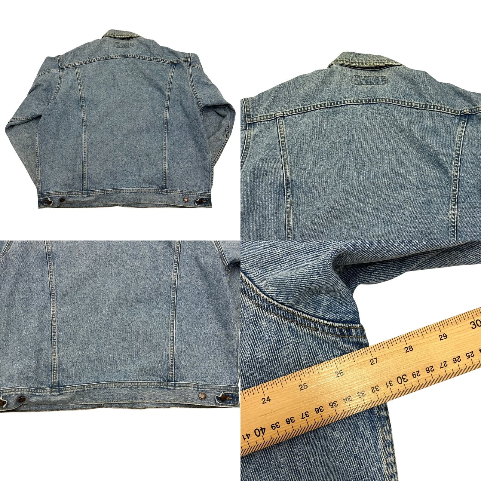Lee Vintage Lee Denim Jacket XL Blue Trucker 90s Western Mens Size US XL / EU 56 / 4 - 8 Thumbnail