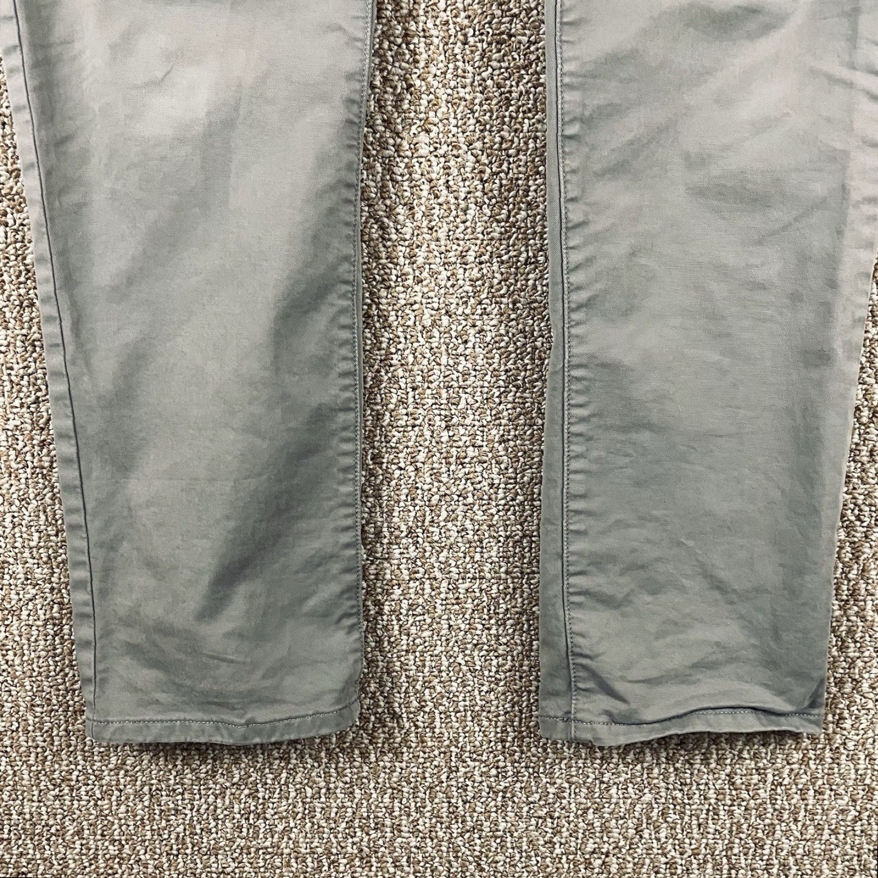 Vintage Flint & Tinder Pants Slim Fit Cotton Spandex Chino 32x32 Gray Men's Regular Straight 30 Inseam Preppy City USA Size US 32 / EU 48 - 4 Thumbnail