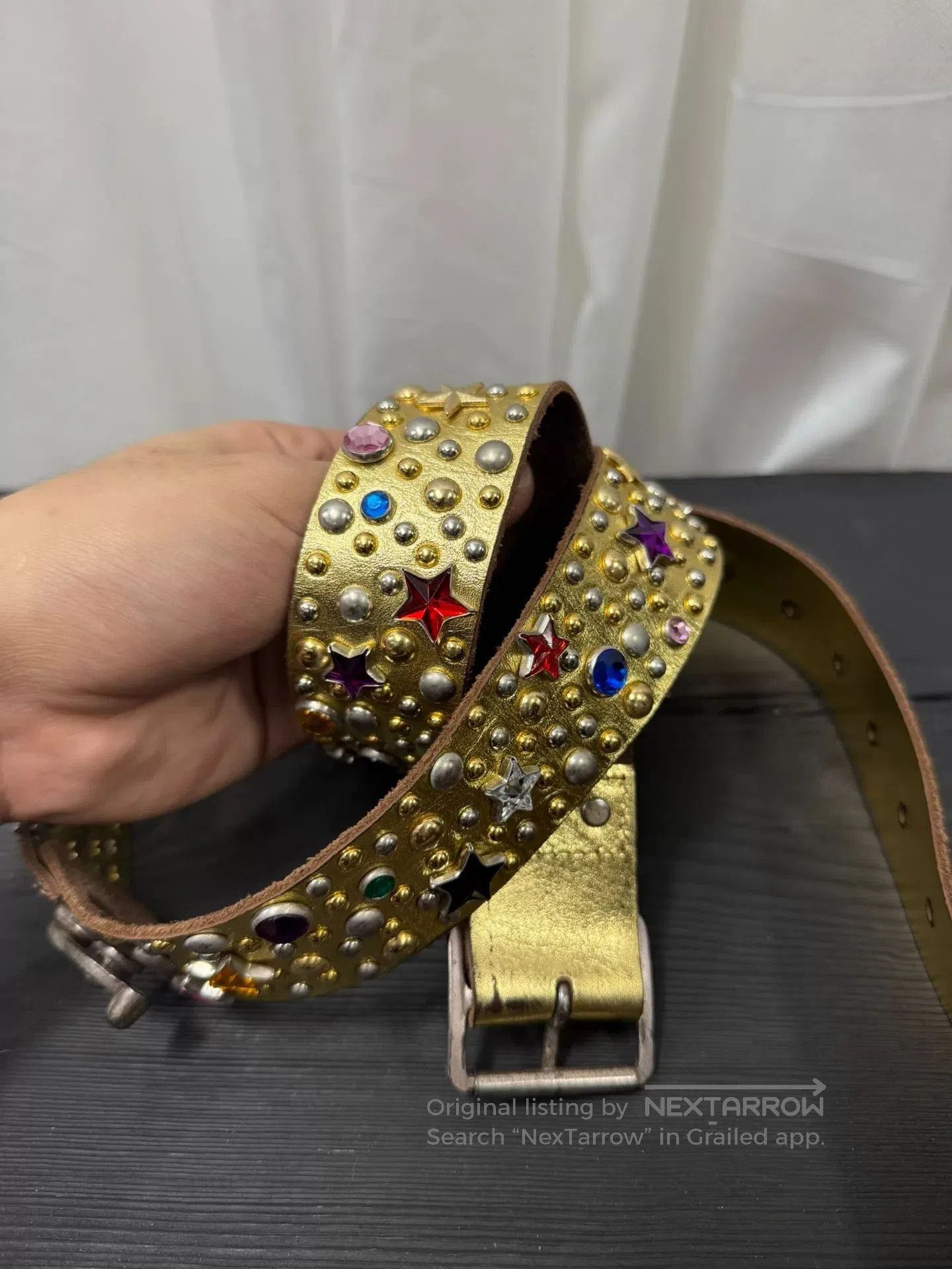 Comme des Garcons Homme Plus studded star visual belt by The Soloist. Size ONE SIZE - 4 Thumbnail